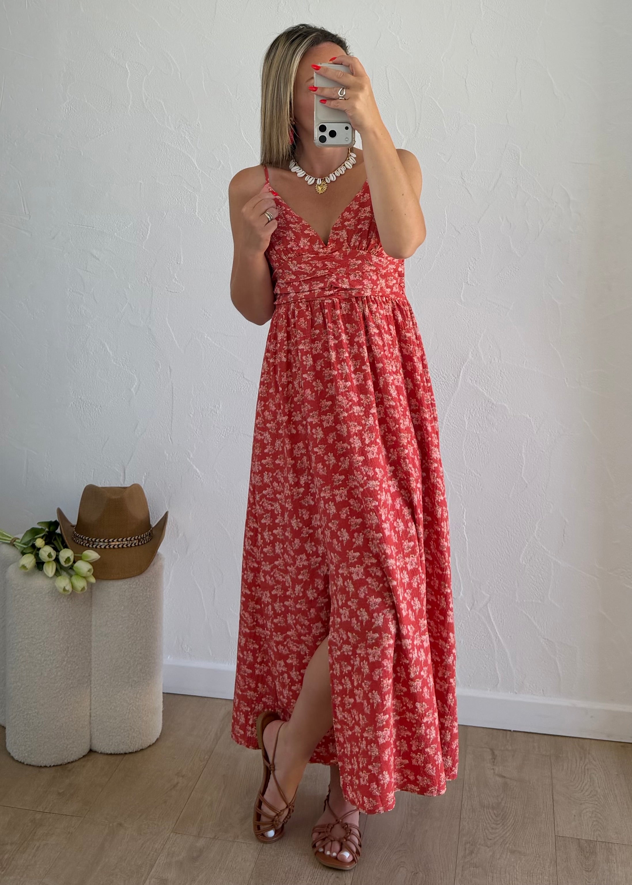 Robe LORRAINE Rouge