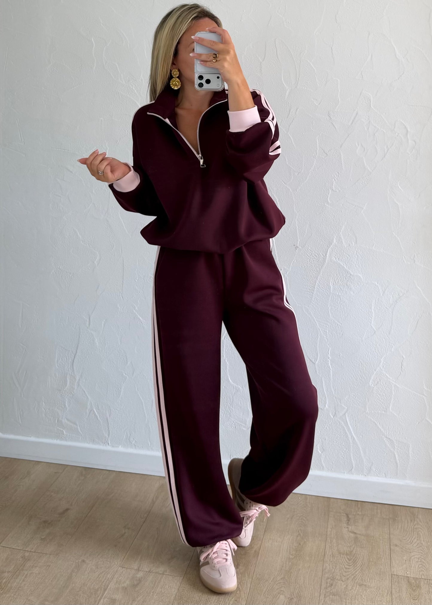 Pantalon Viny bordeaux
