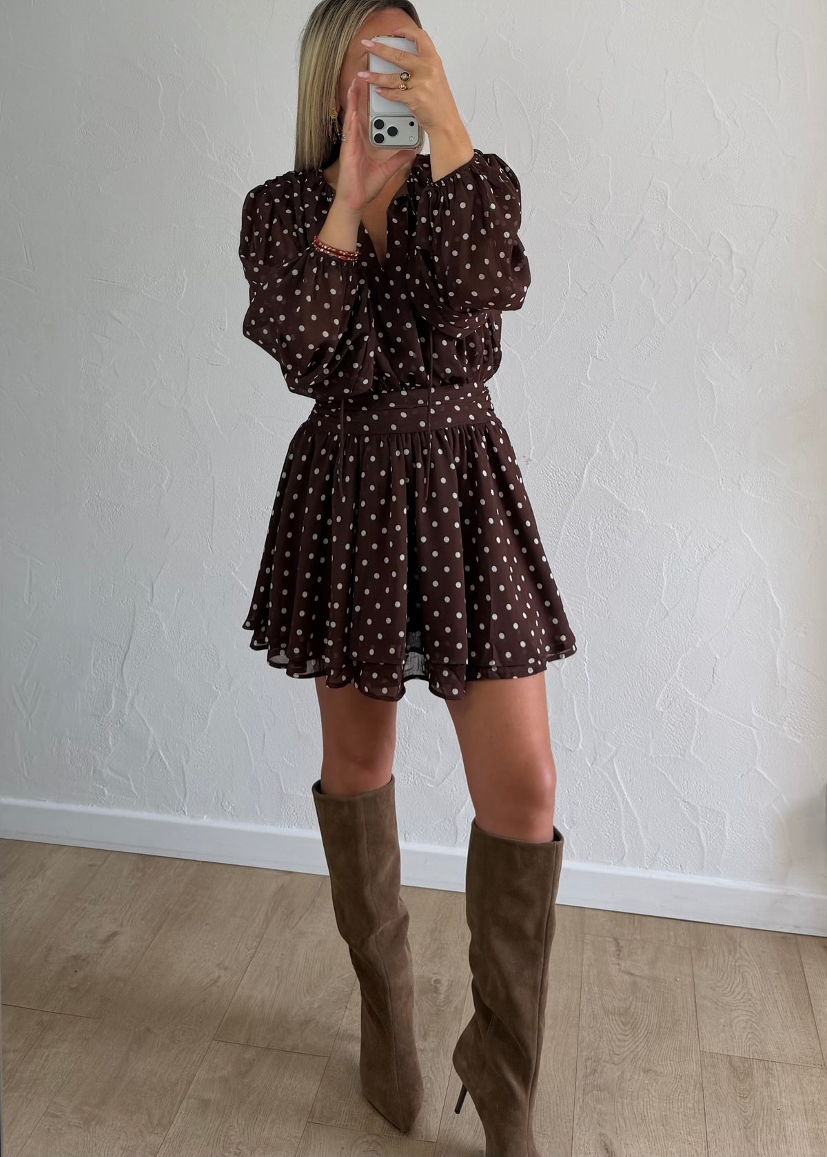 Robe Dana à pois