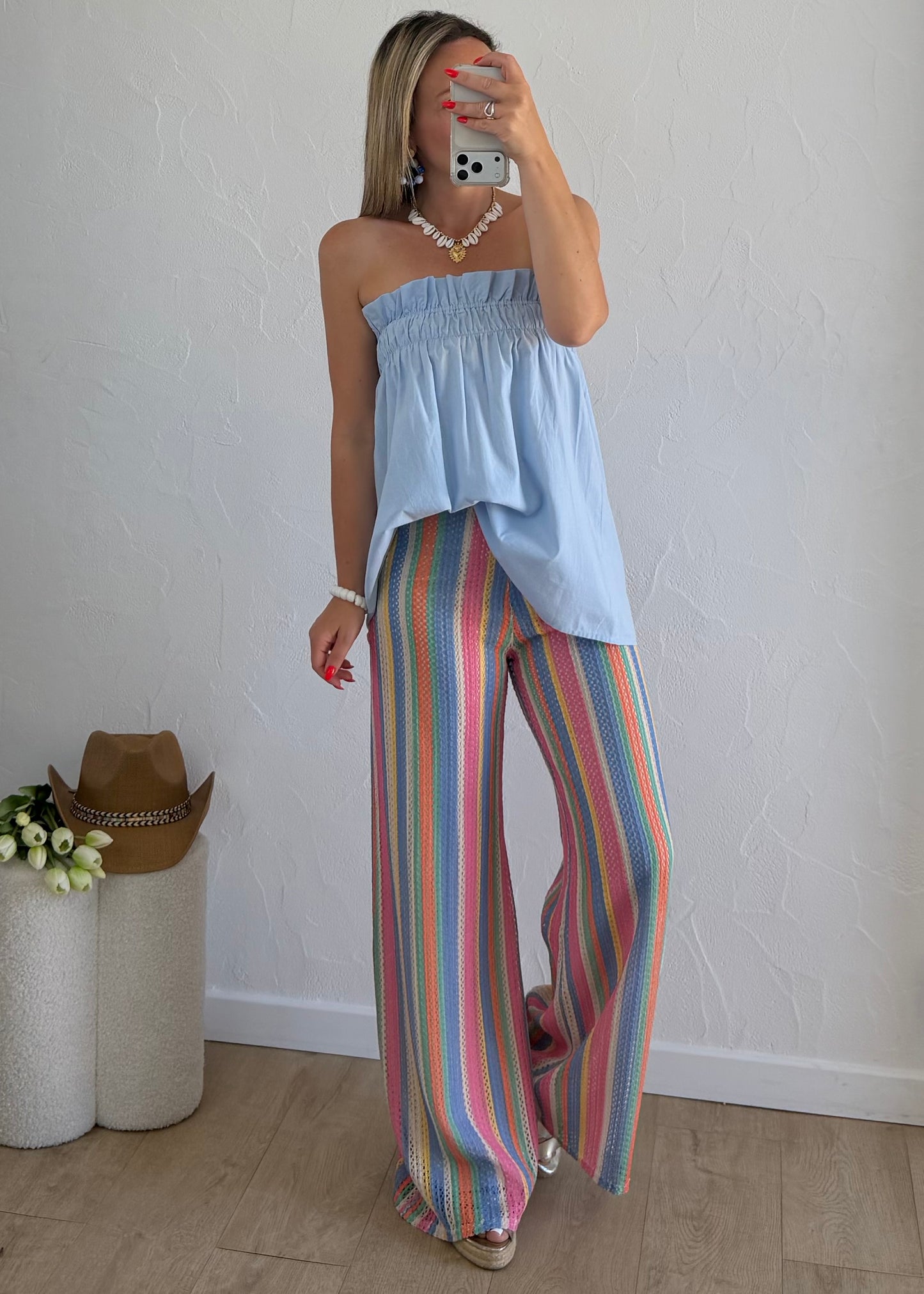 Pantalon AMANDINE Bleu