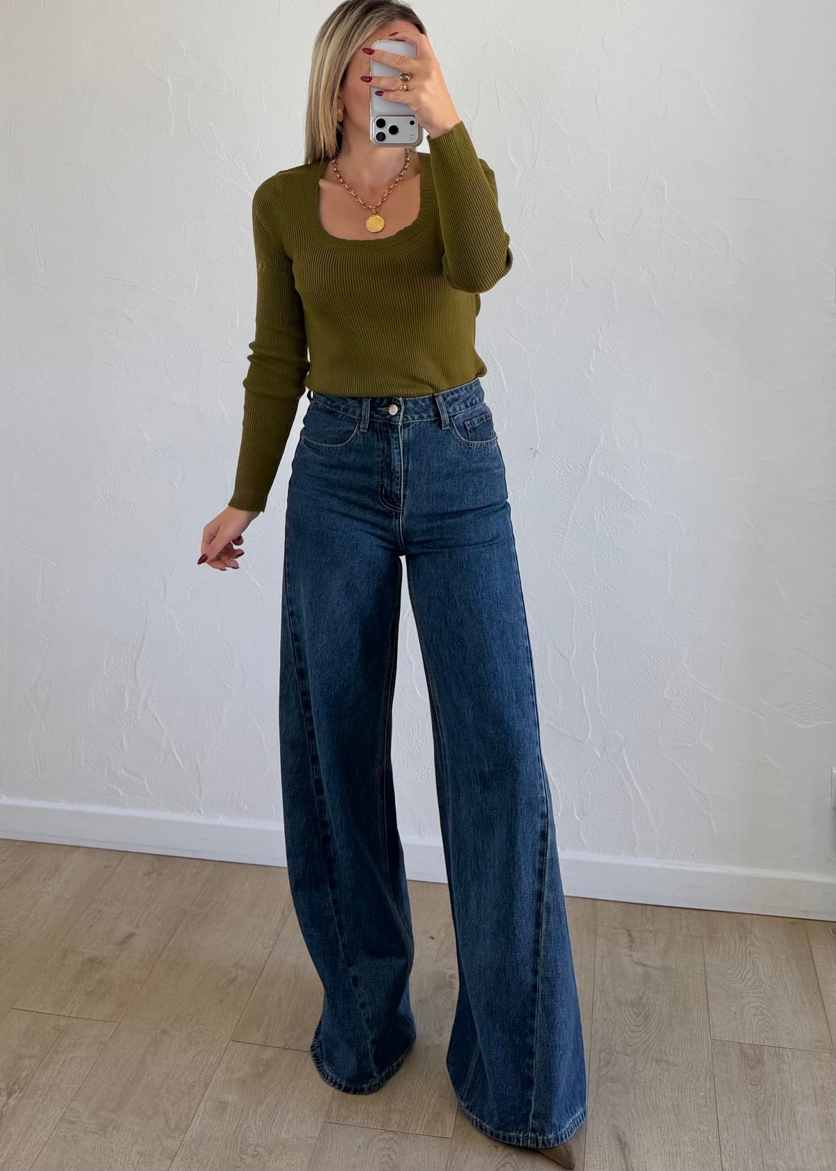 Top Maéva olive