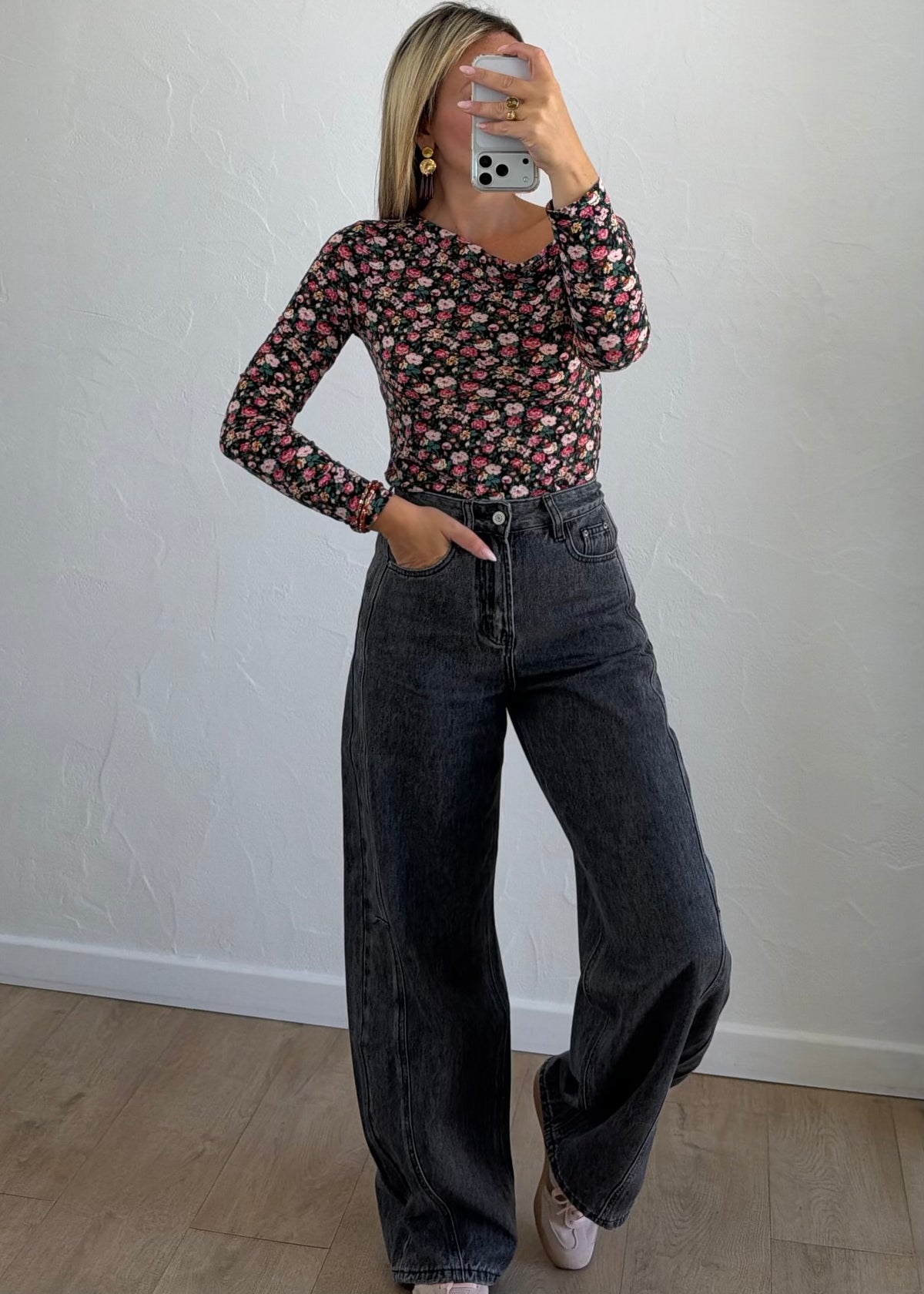 Top Florent fleuri