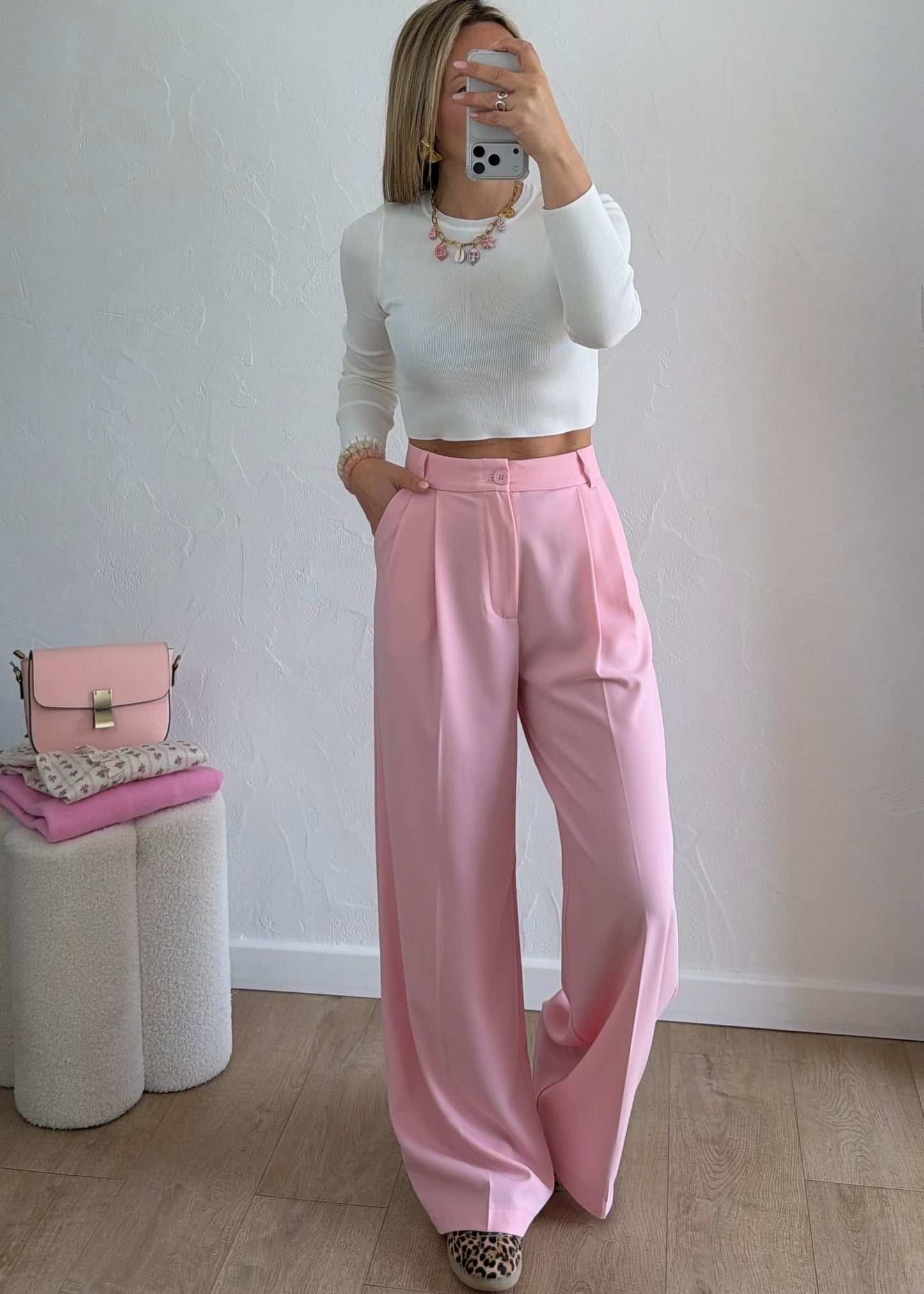 Pantalon CORALIE Rose