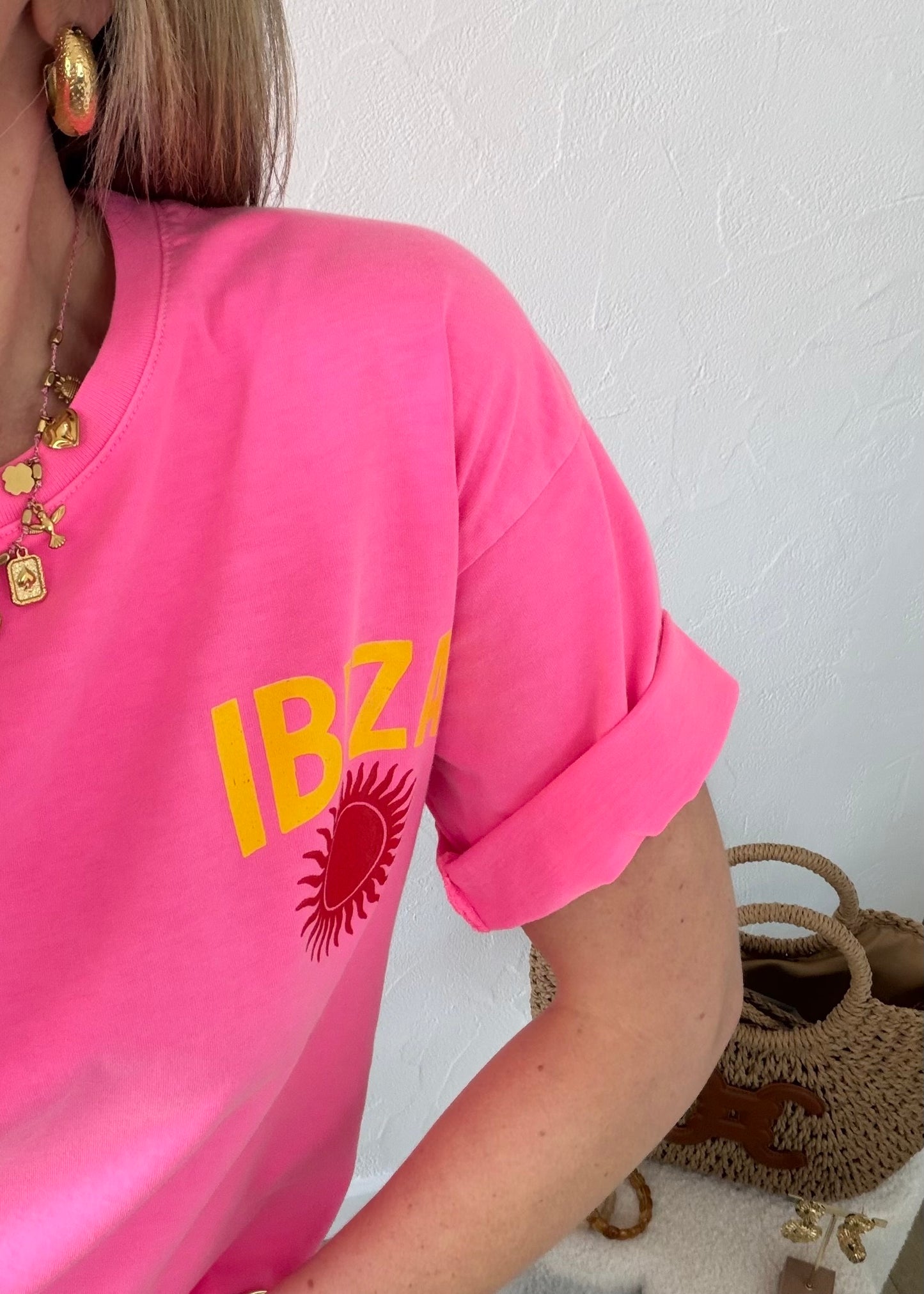 T-shirt IBIZA rose ☀️
