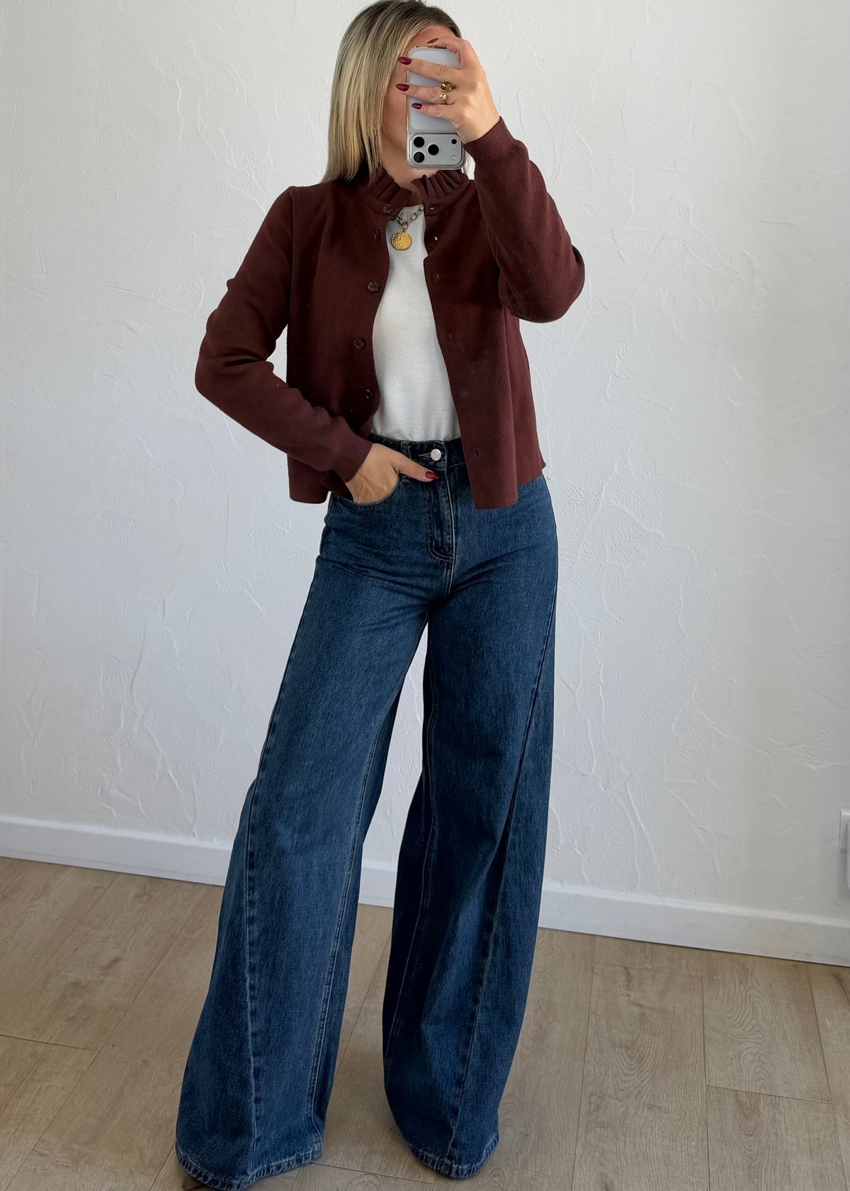 Gilet Augustin marron