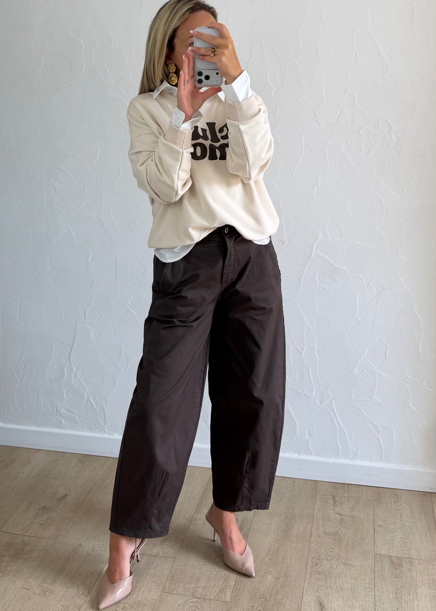 Sweat Amour beige