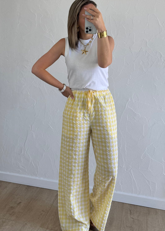 Pantalon Julie Jaune