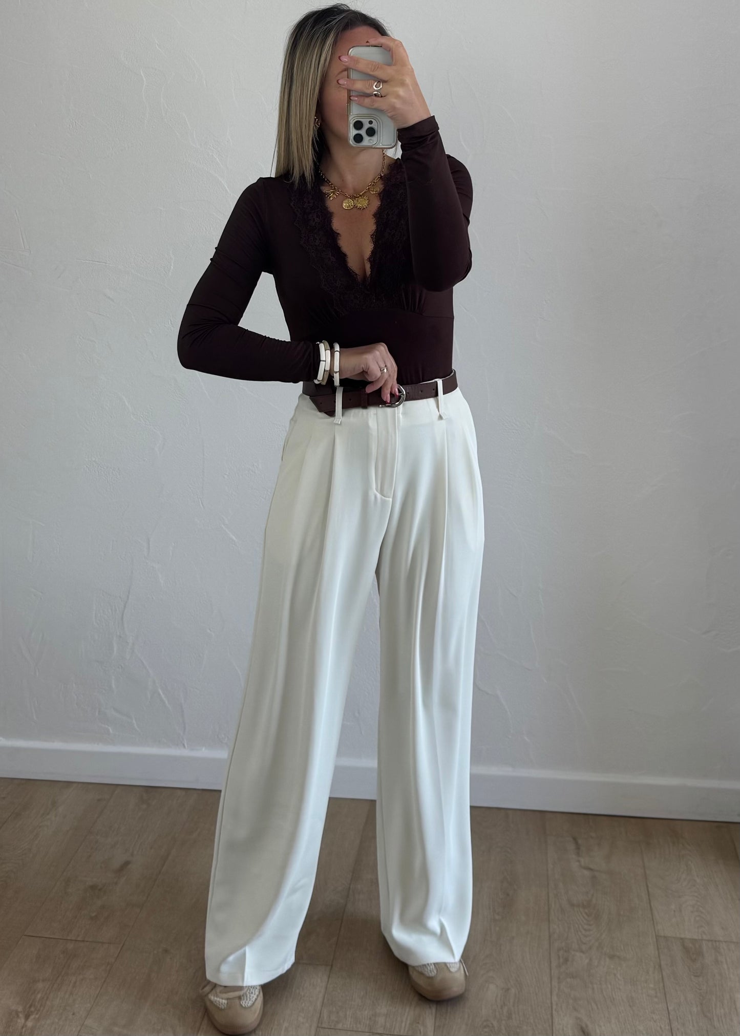 Pantalon JADE Ivoire