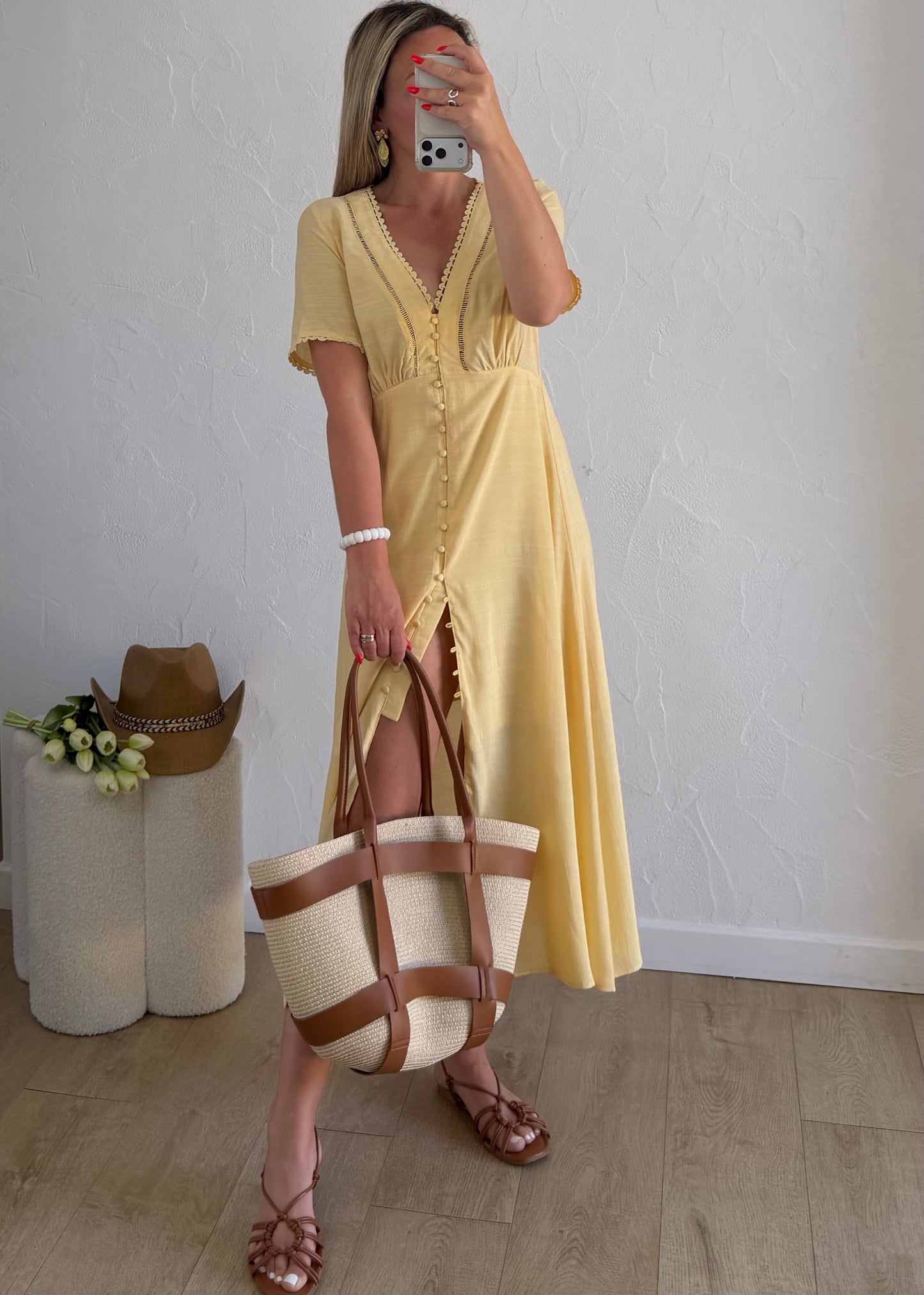 Robe IRINA Jaune
