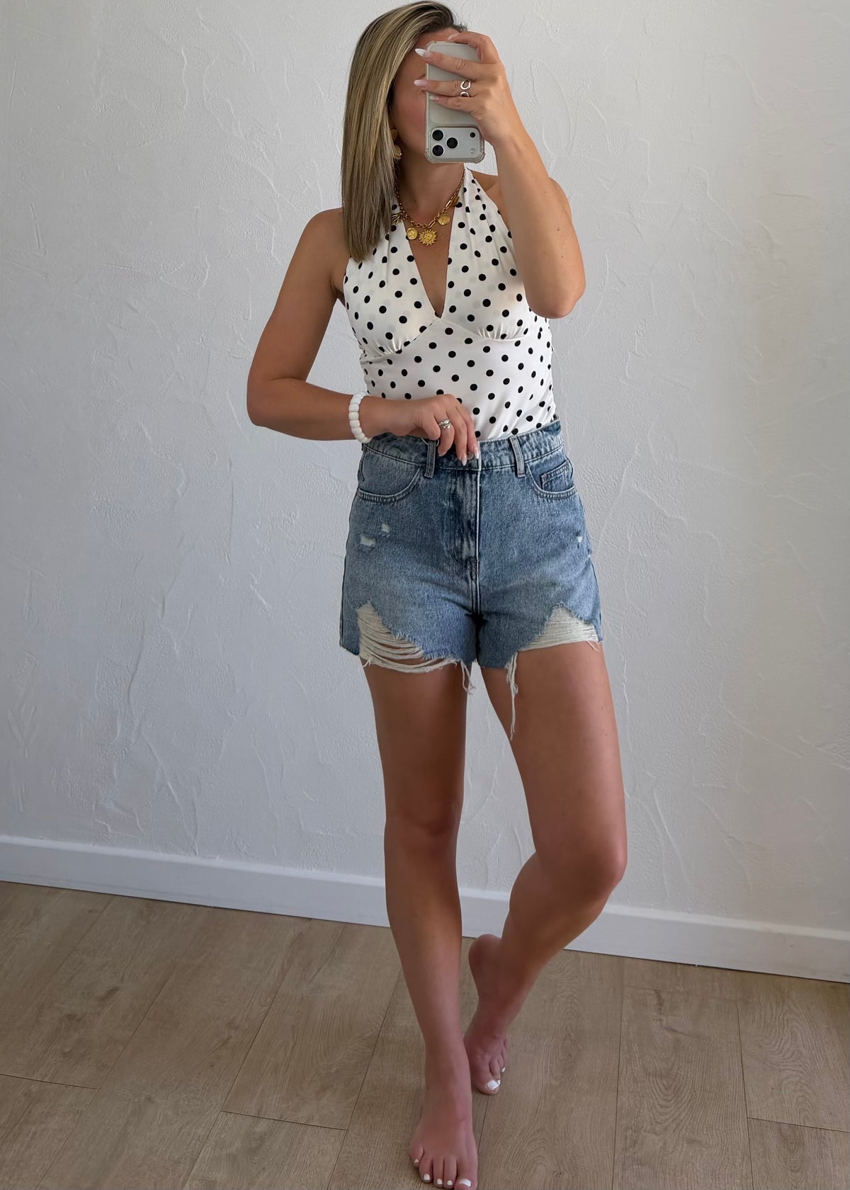 Top AGATHE Blanc