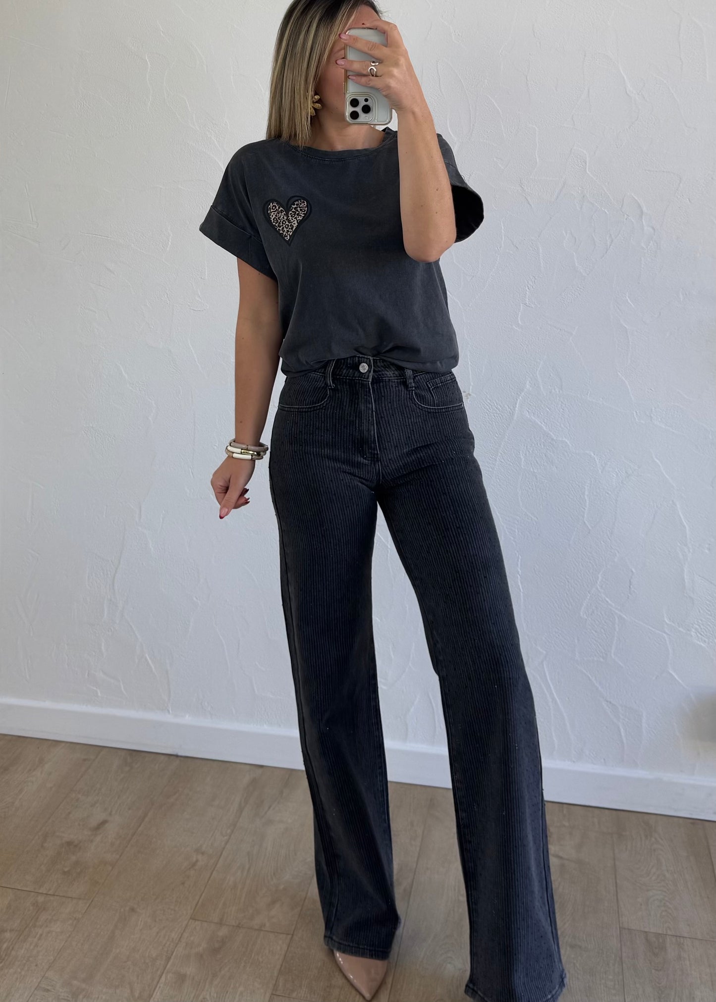 Jean MIREANNE Rayures Gris