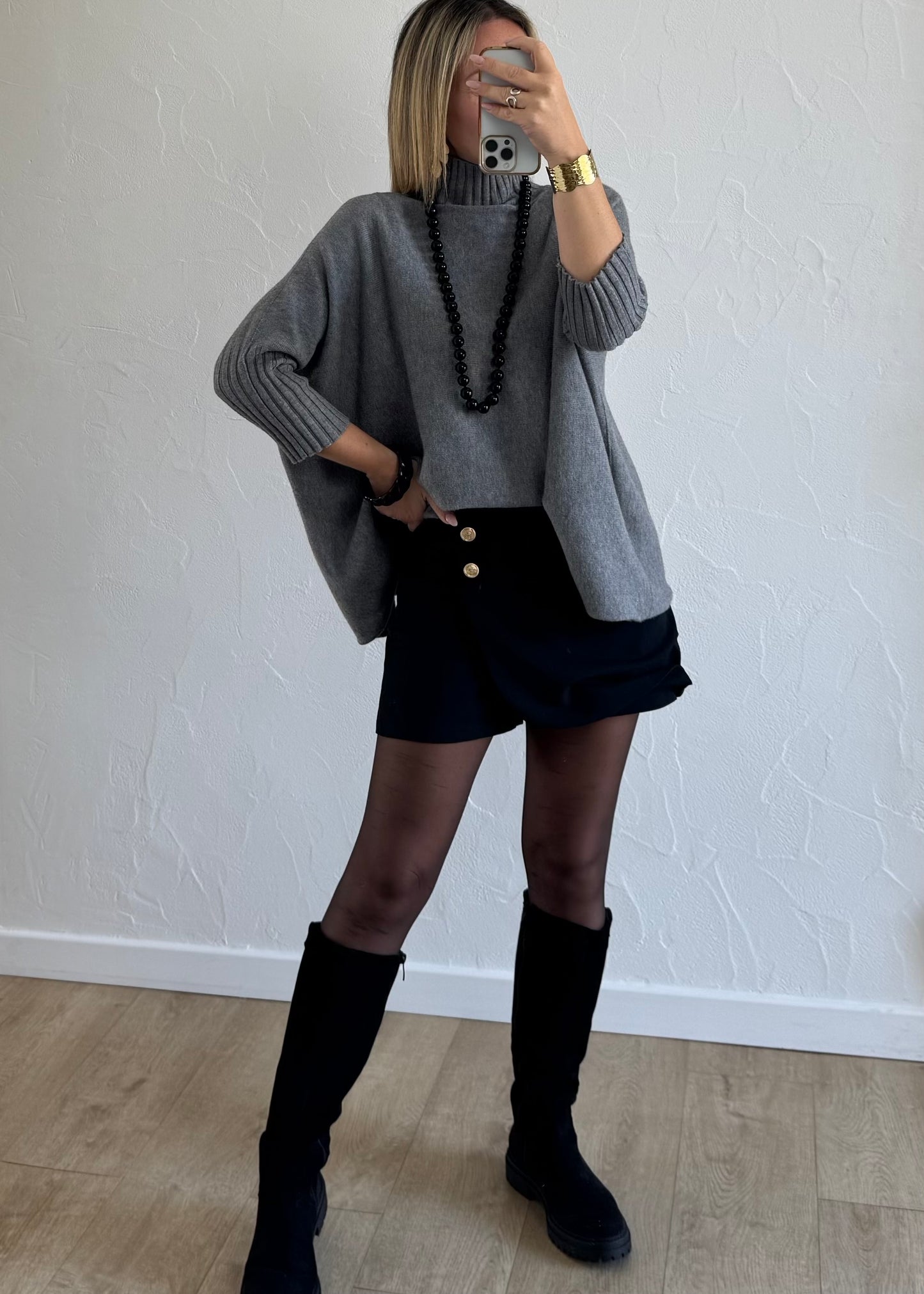 Jupe-short AVEN Noir