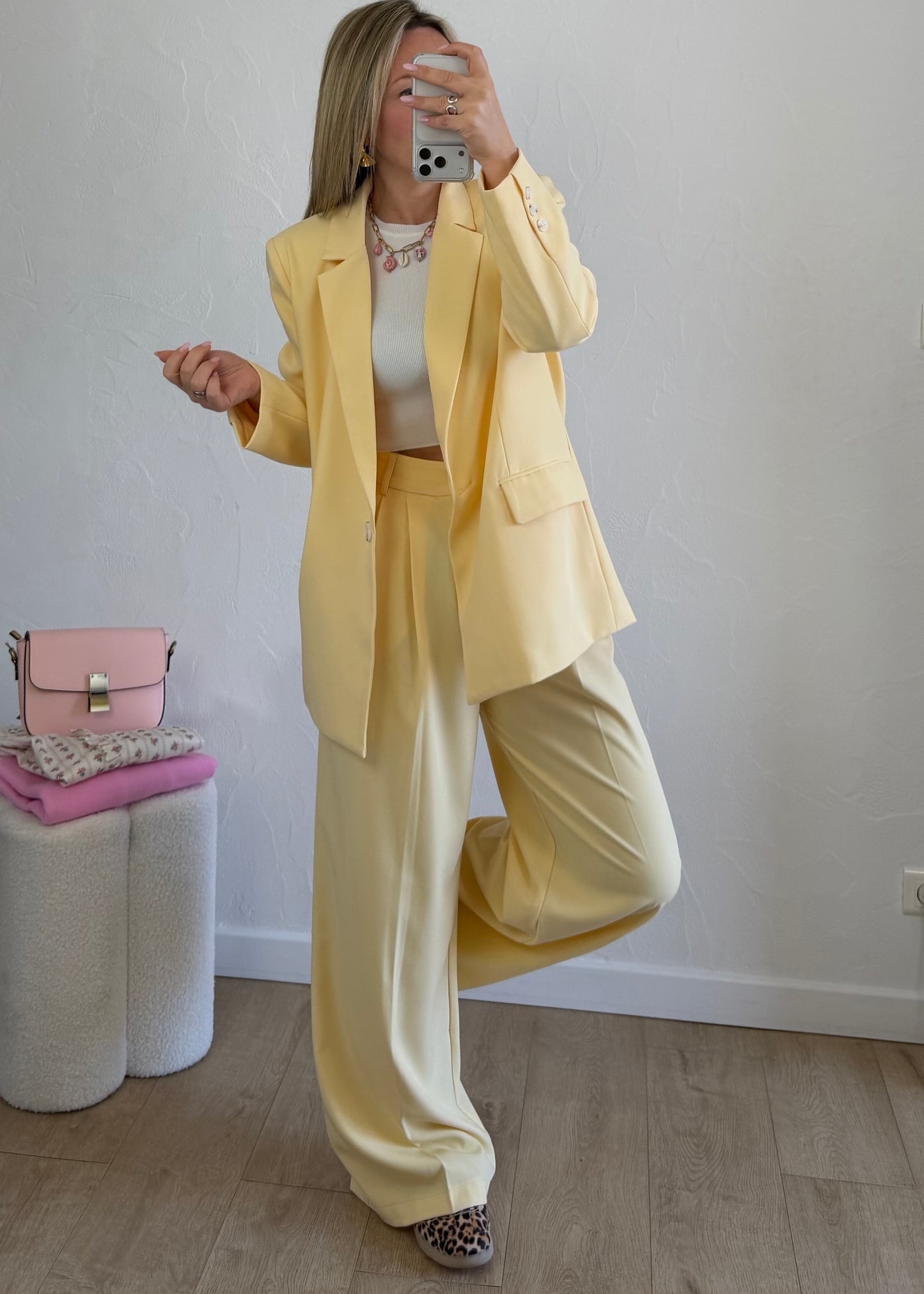 Blazer CORALIE Jaune