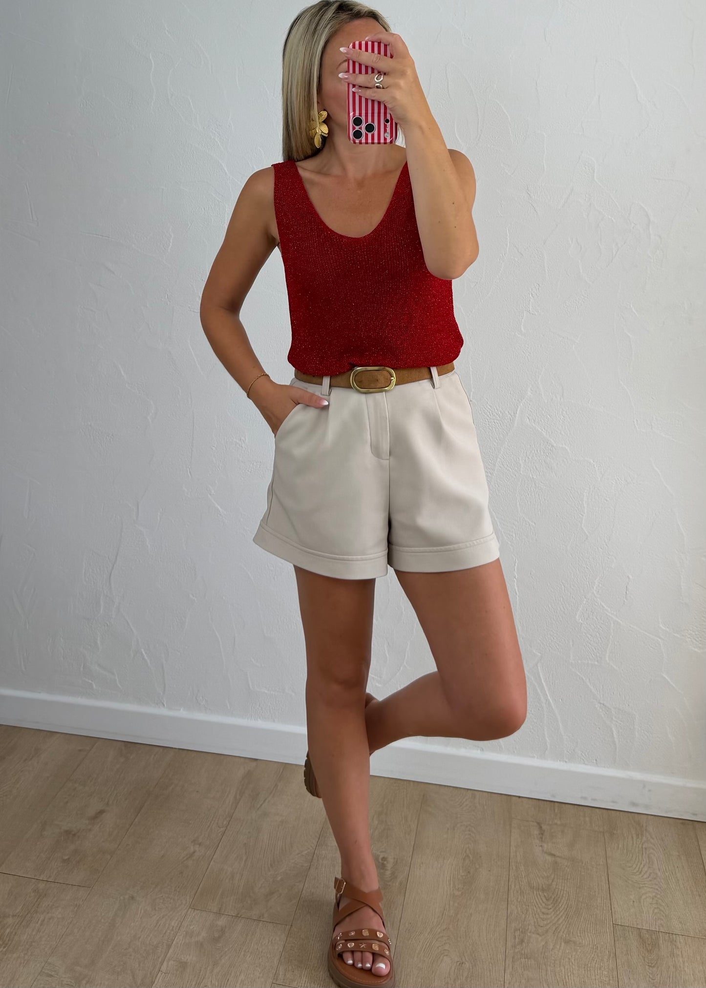 Débardeur EUGENIE Rouge