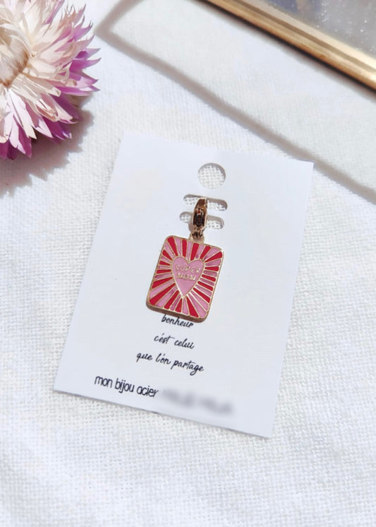 Charm « SUPER MOM » ♡