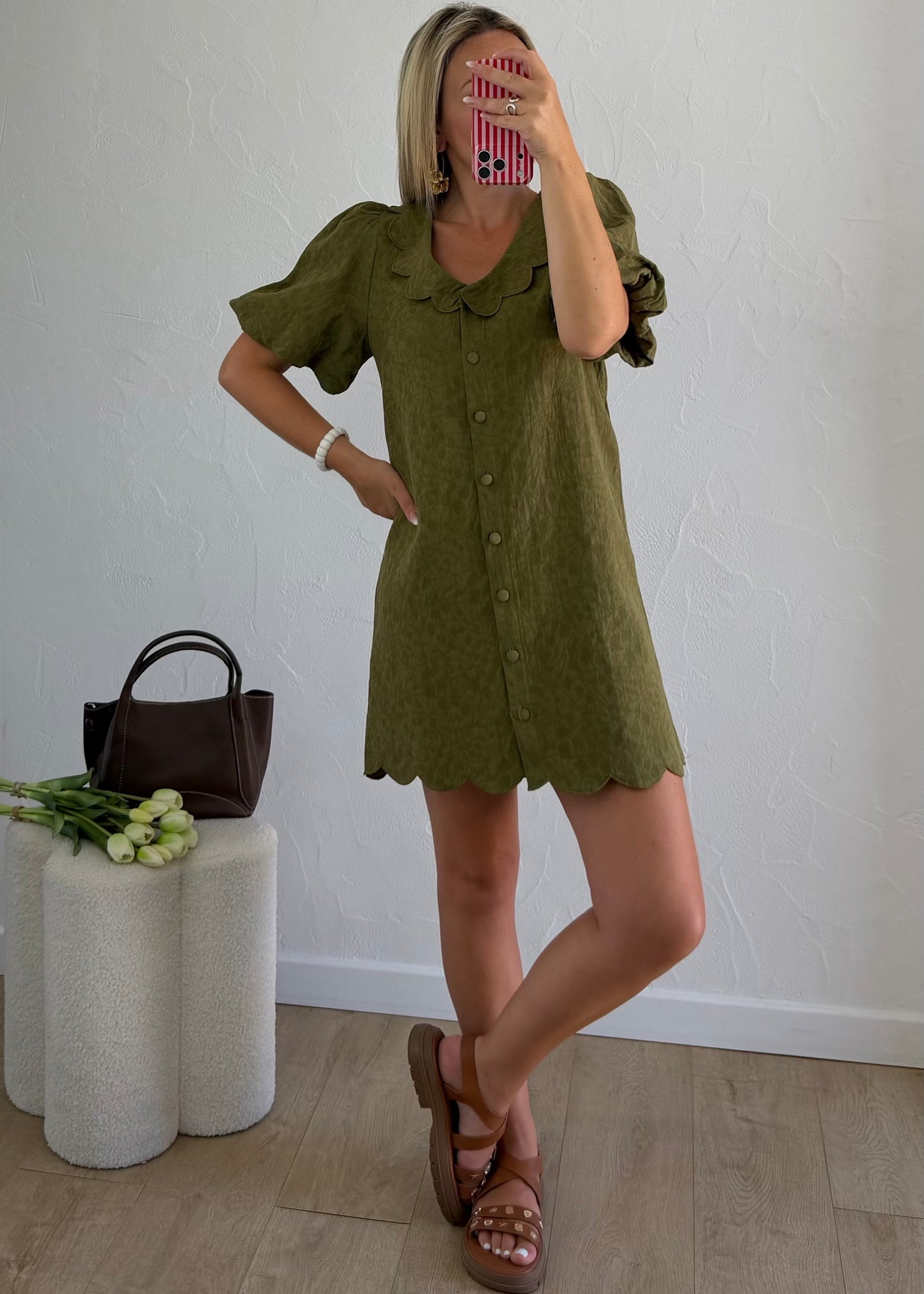 Robe ÉNORA Kaki