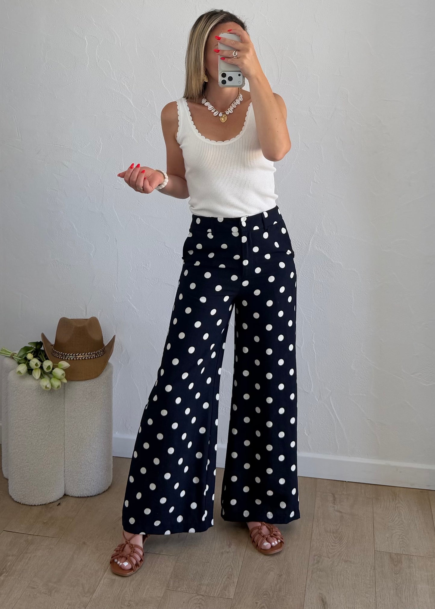 Pantalon ANAELLE Bleu