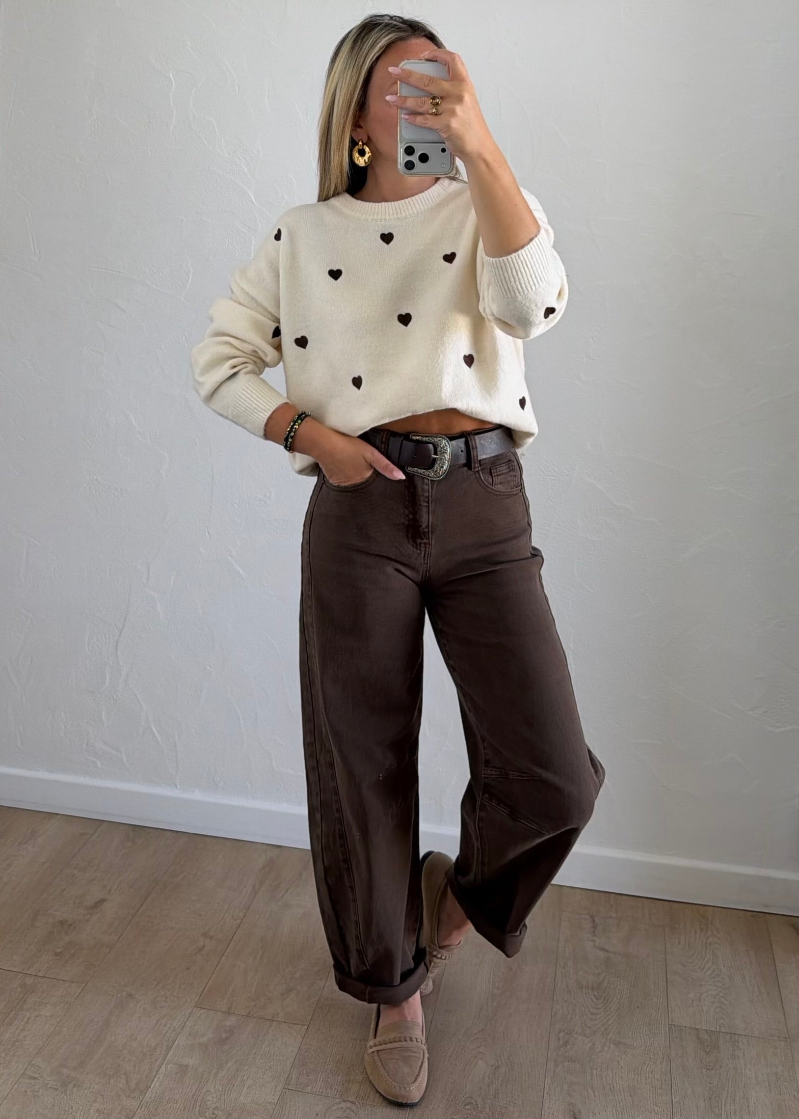 Pull Malicka écru