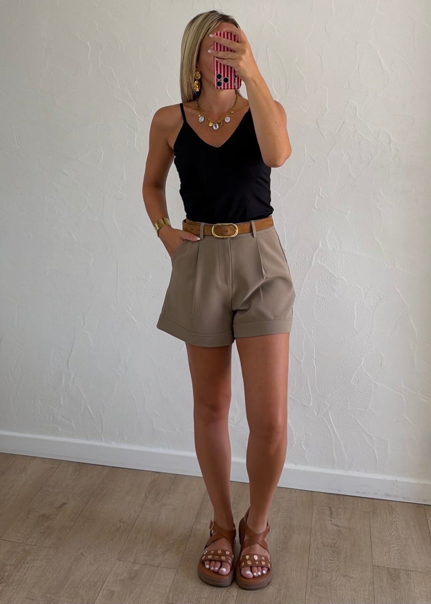 Short FLAVIE Taupe