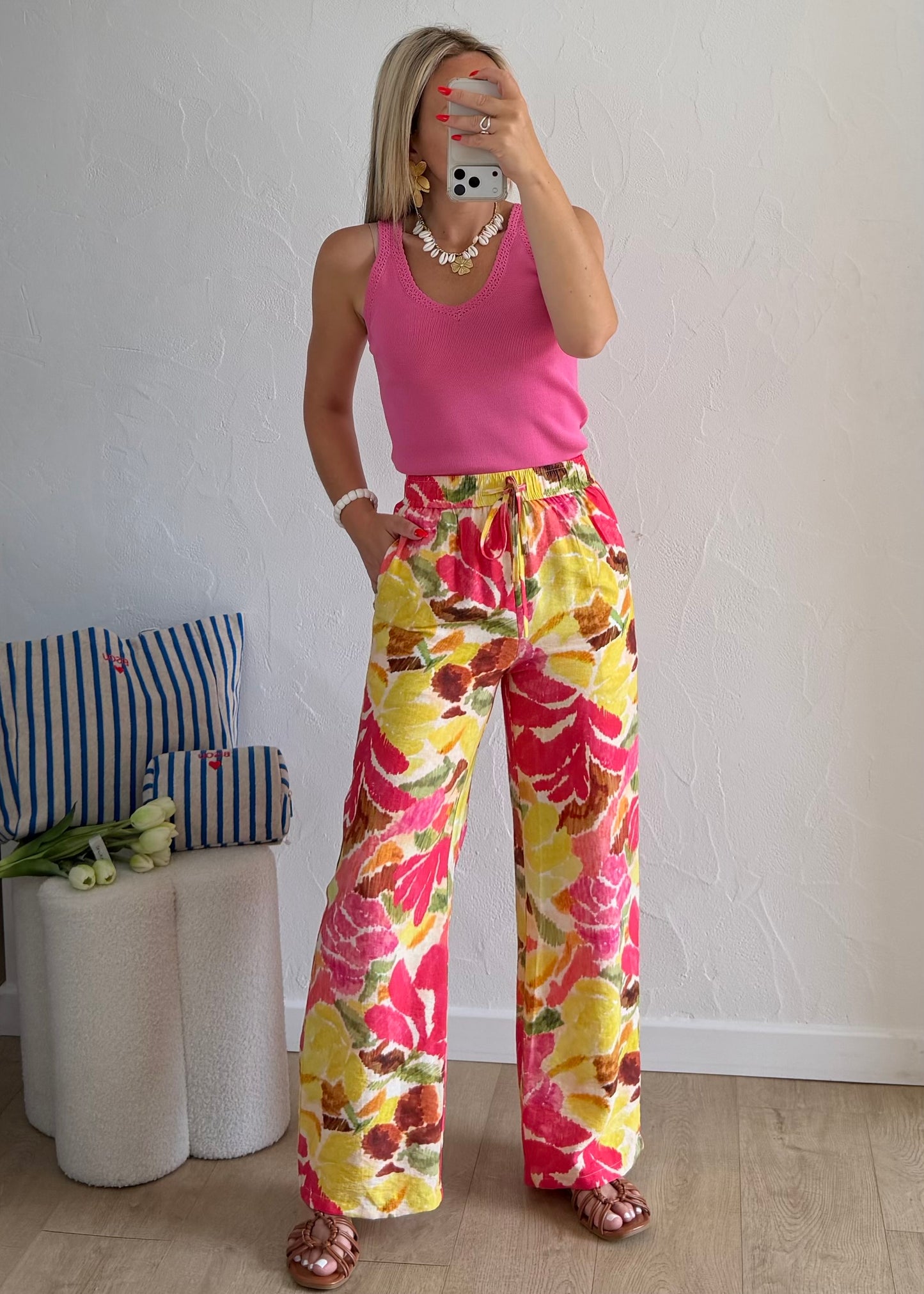Pantalon MARINE Fuschia