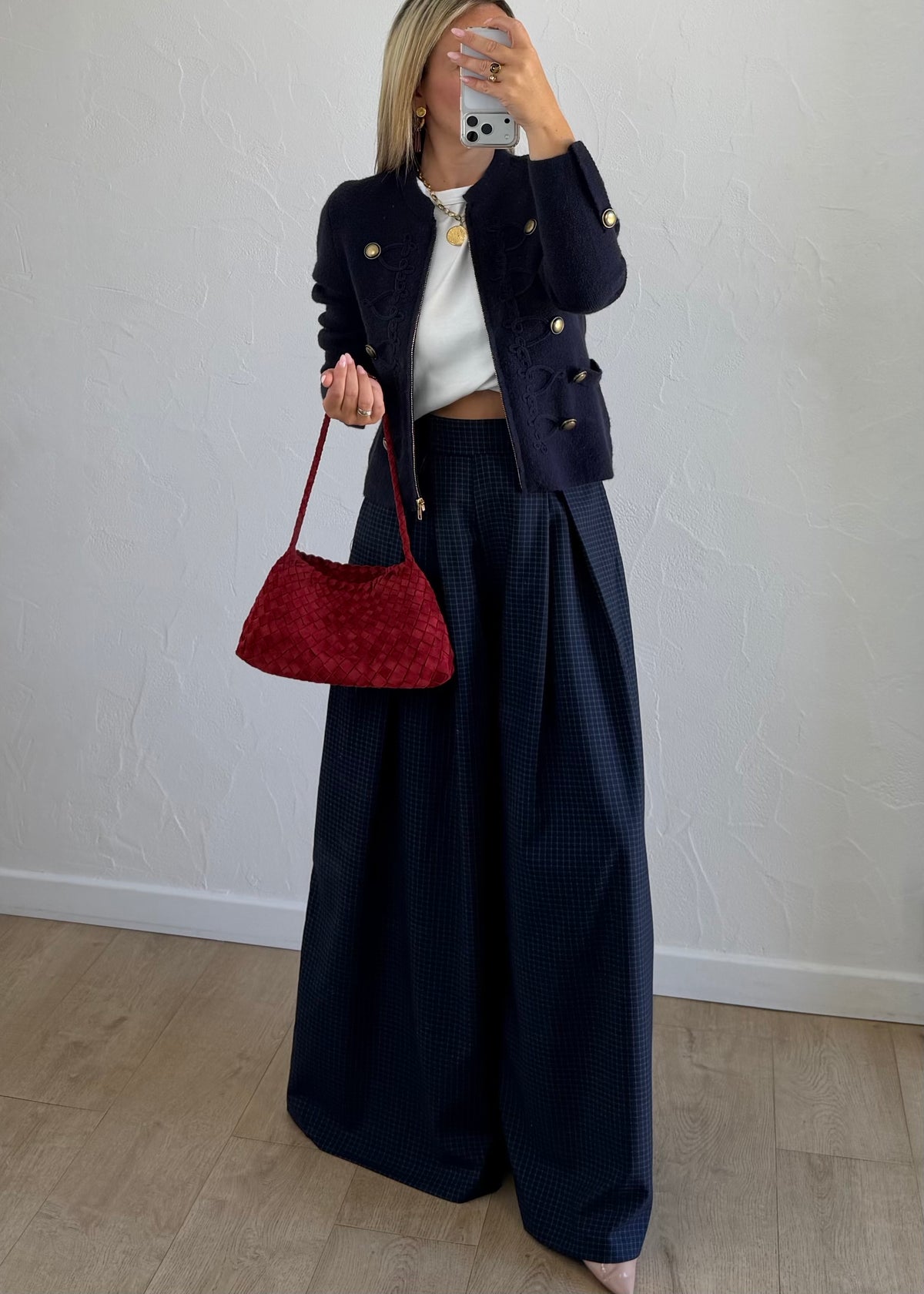 Gilet Romane bleu marine