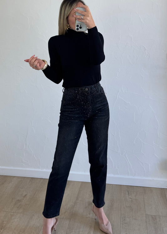 TEE-shirt MARGUERITE Noir