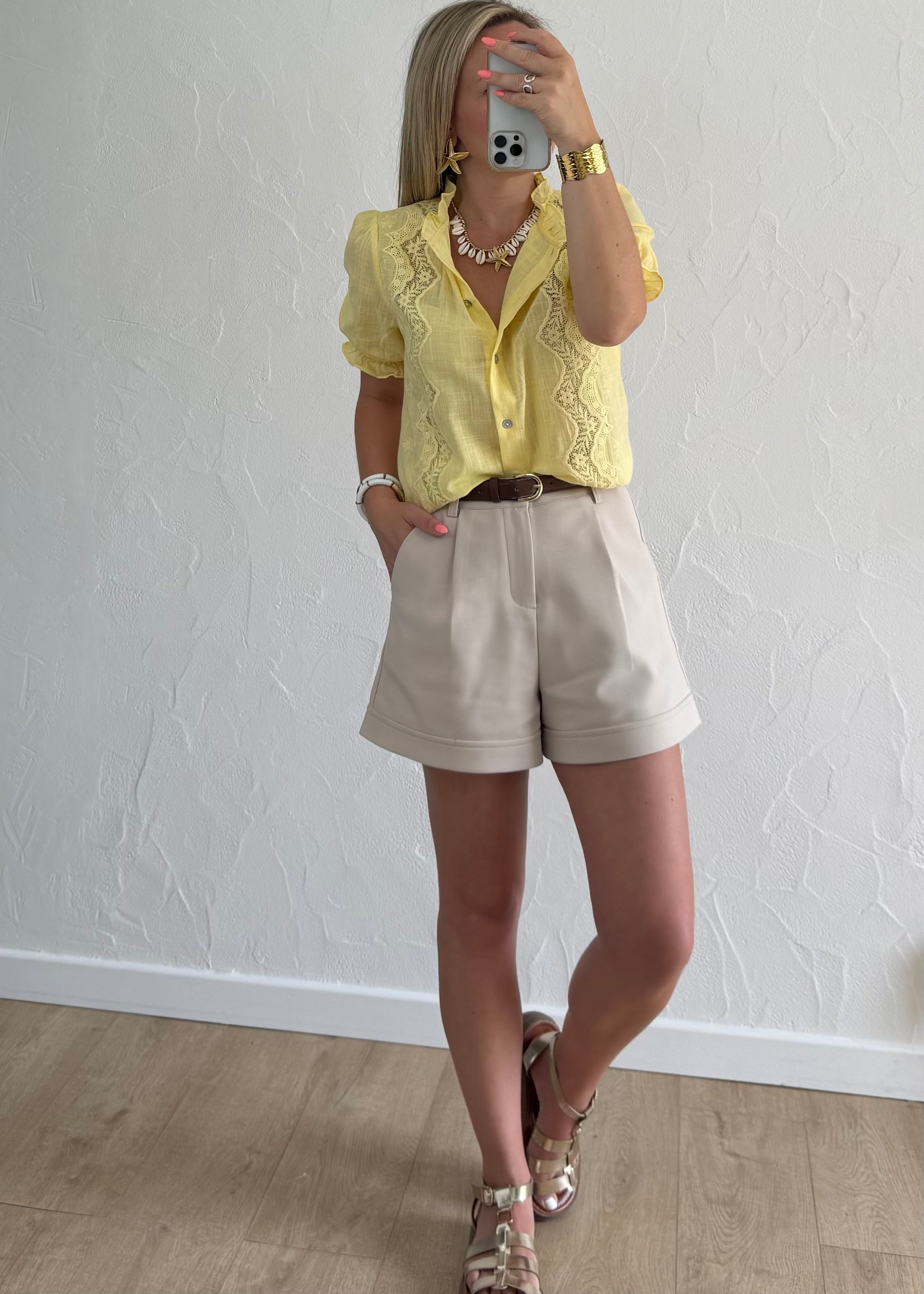 Chemisier Sharlie Jaune