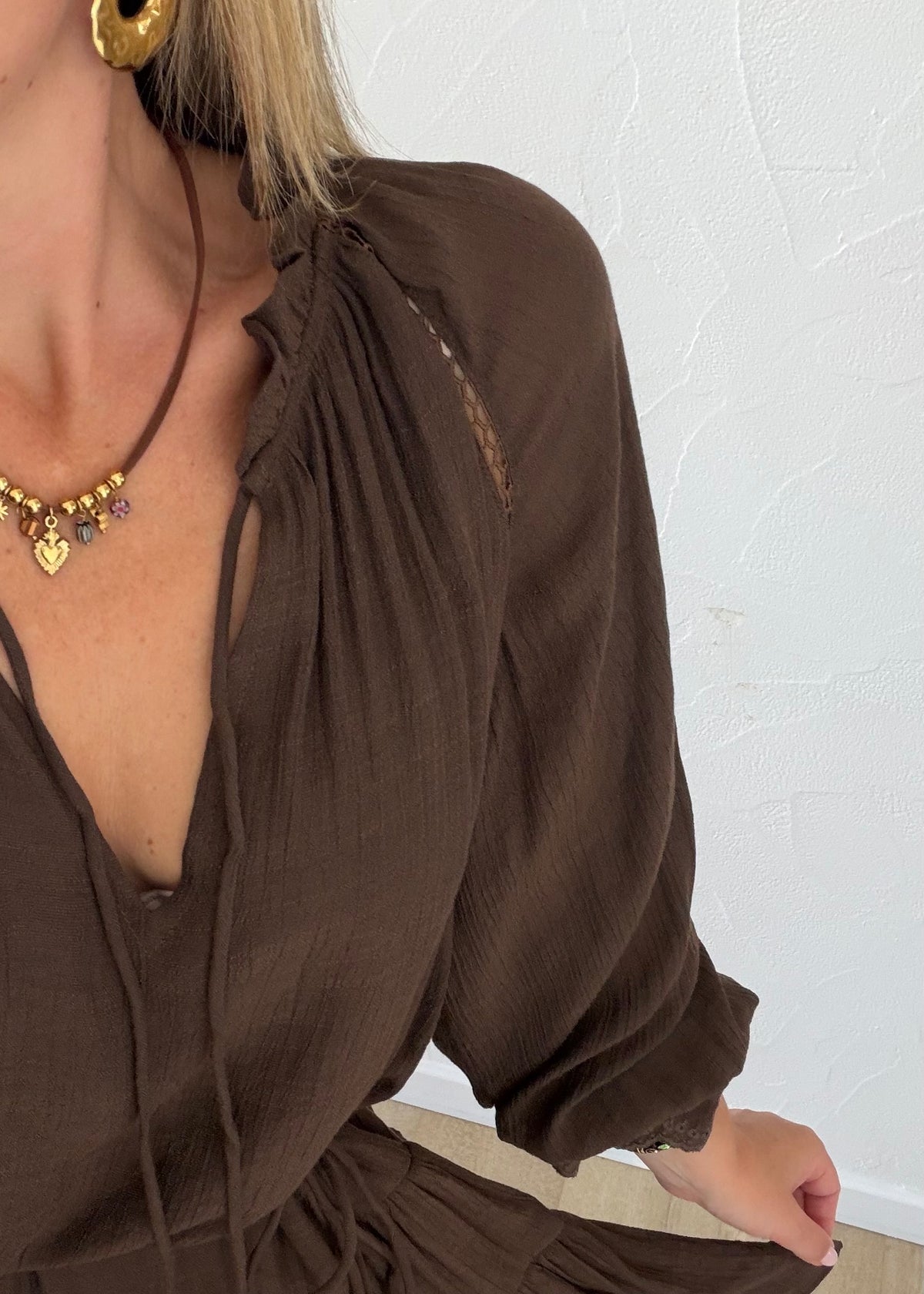 Robe Alyssa chocolat