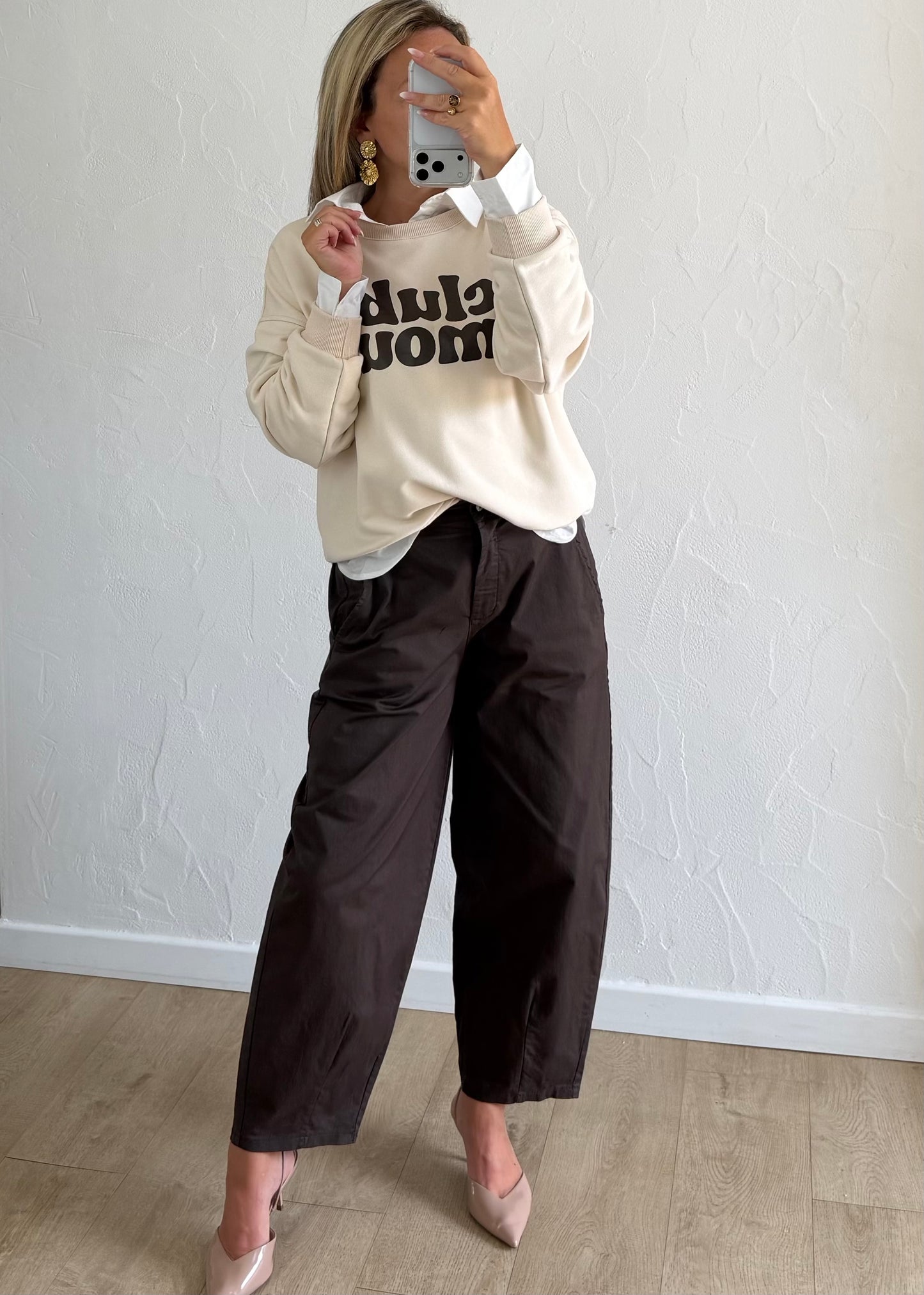 Sweat Amour beige