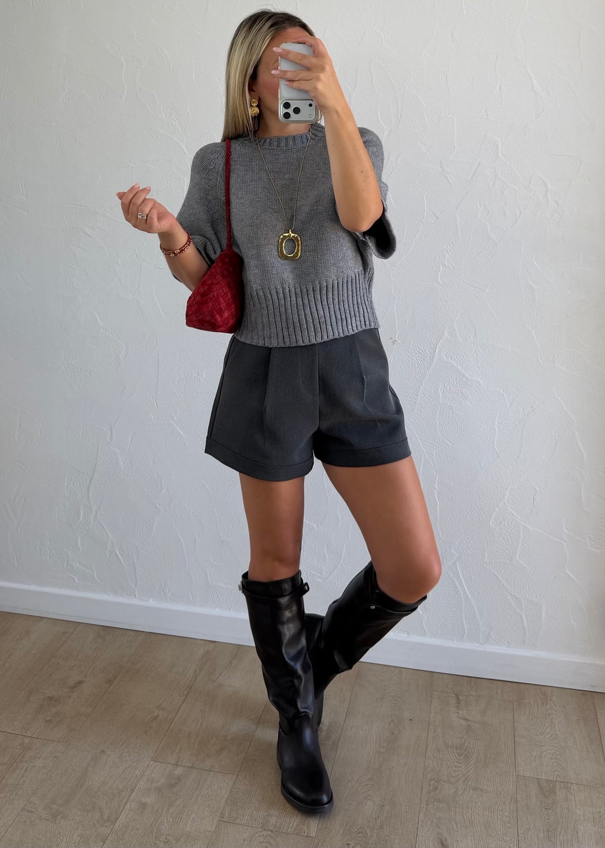 Pull Valentin gris