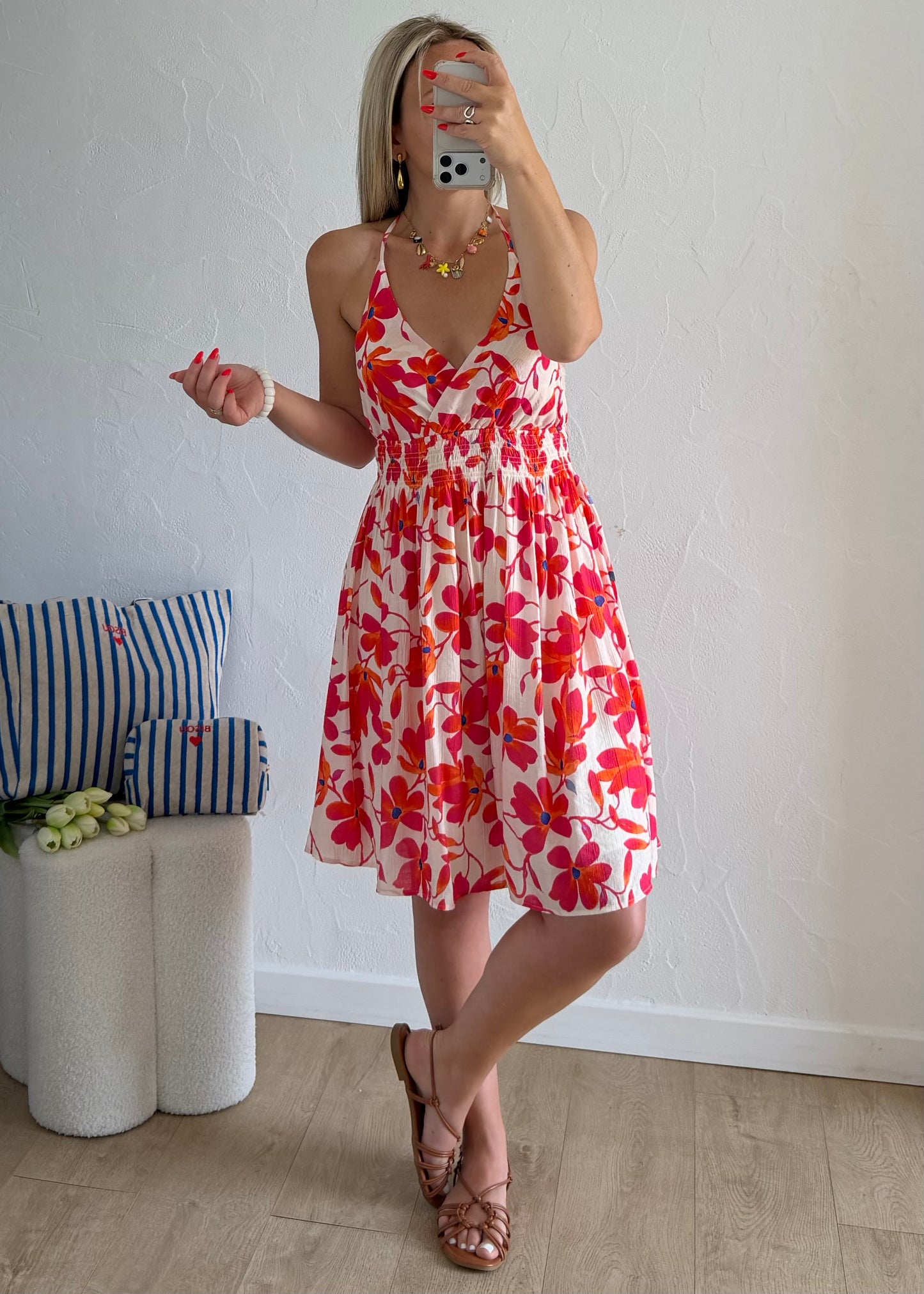 Robe JANELLE Rouge