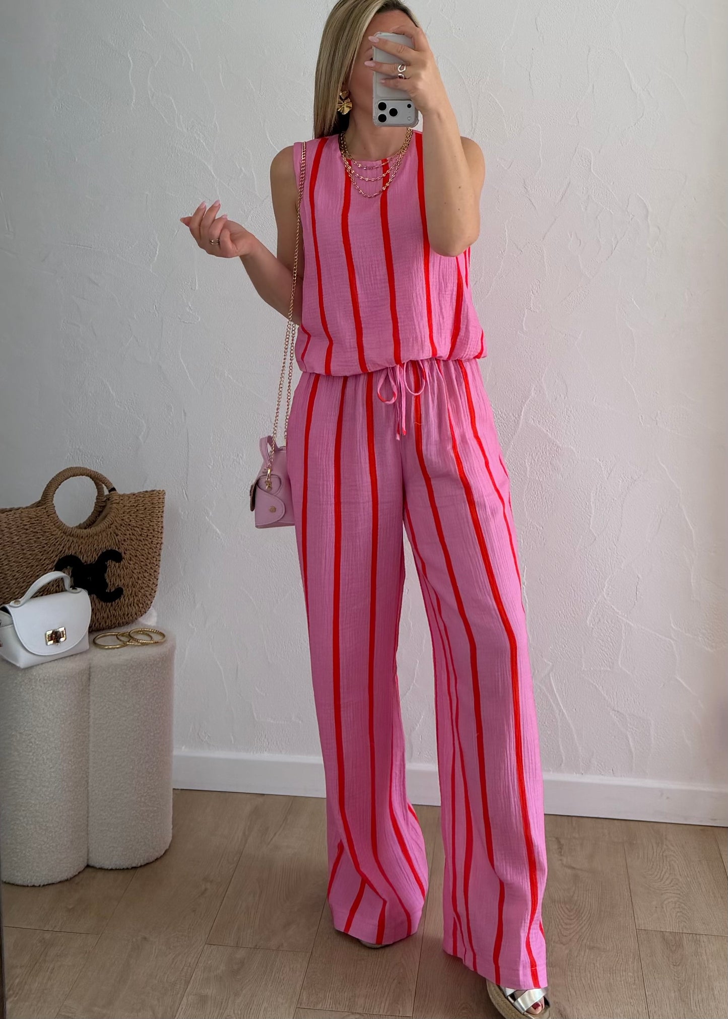 Pantalon EVANIA Rose