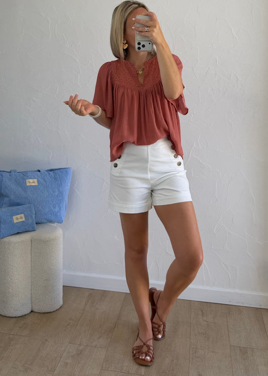 Blouse INÈS Rose