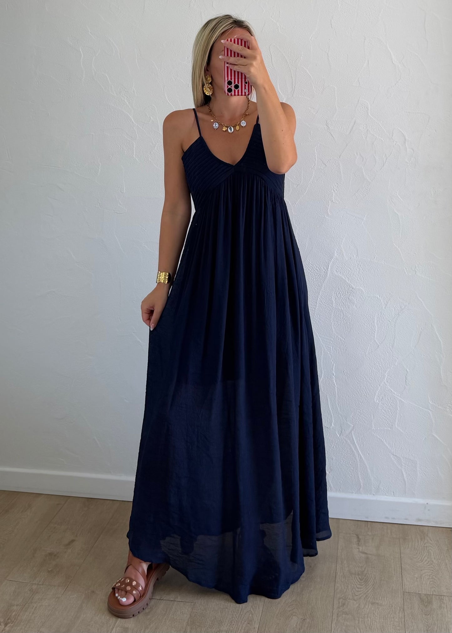 Robe ASTRIDE Bleu Marine