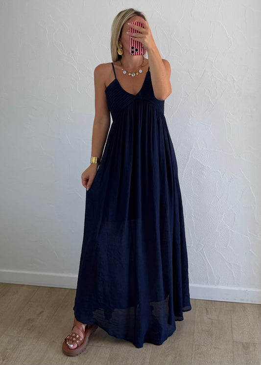 Robe ASTRIDE Bleu Marine