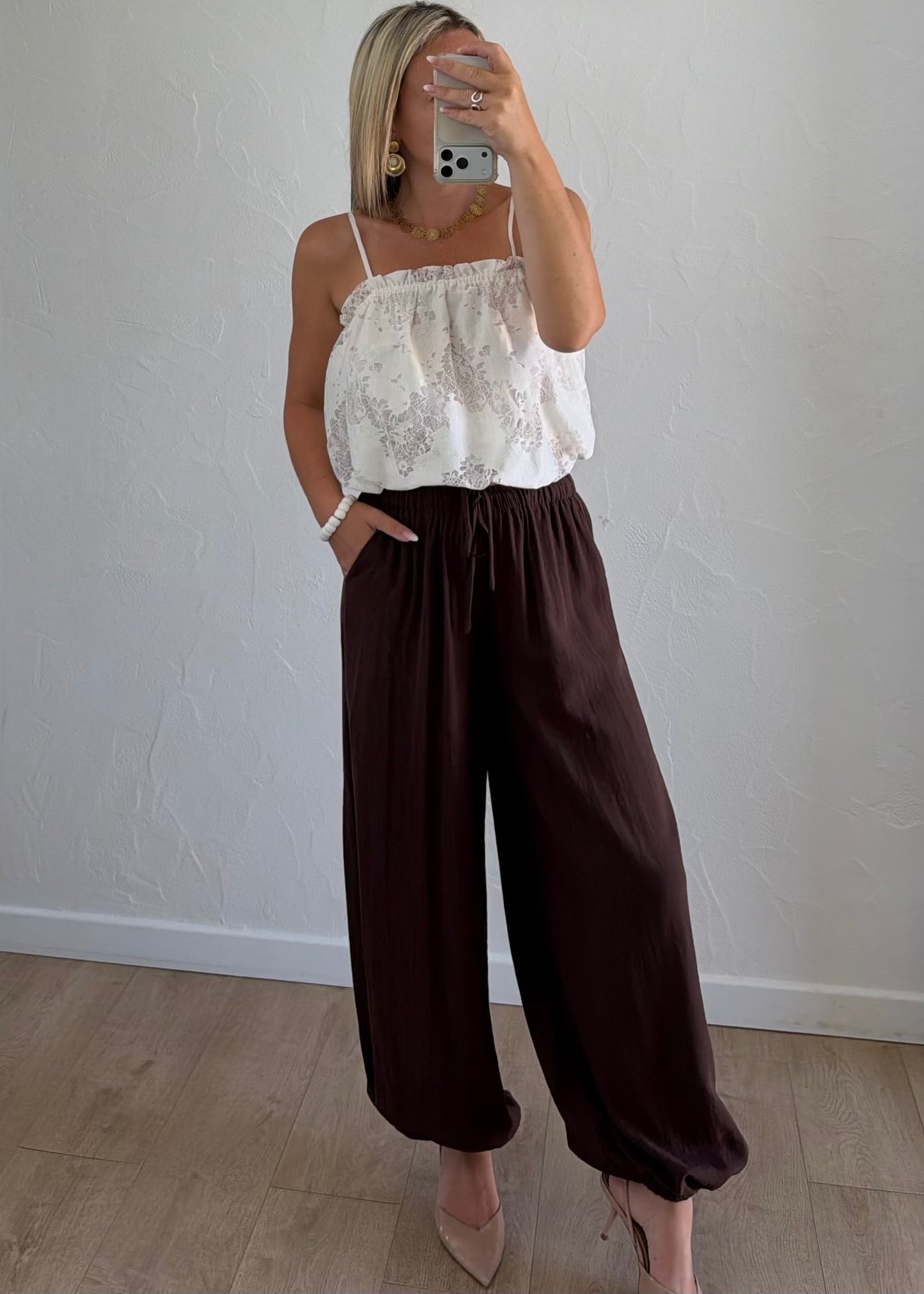 Pantalon NINON Choco
