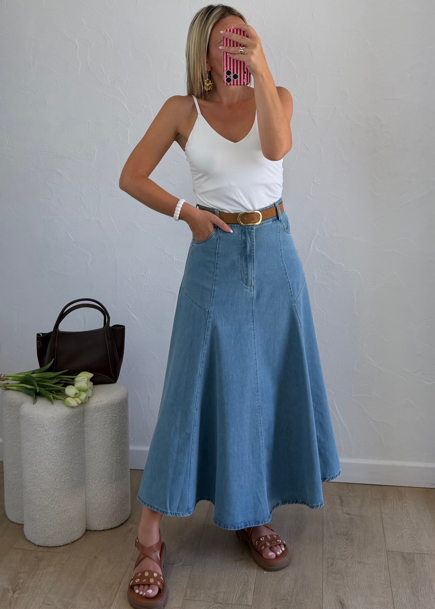 Jupe ROMY Bleu