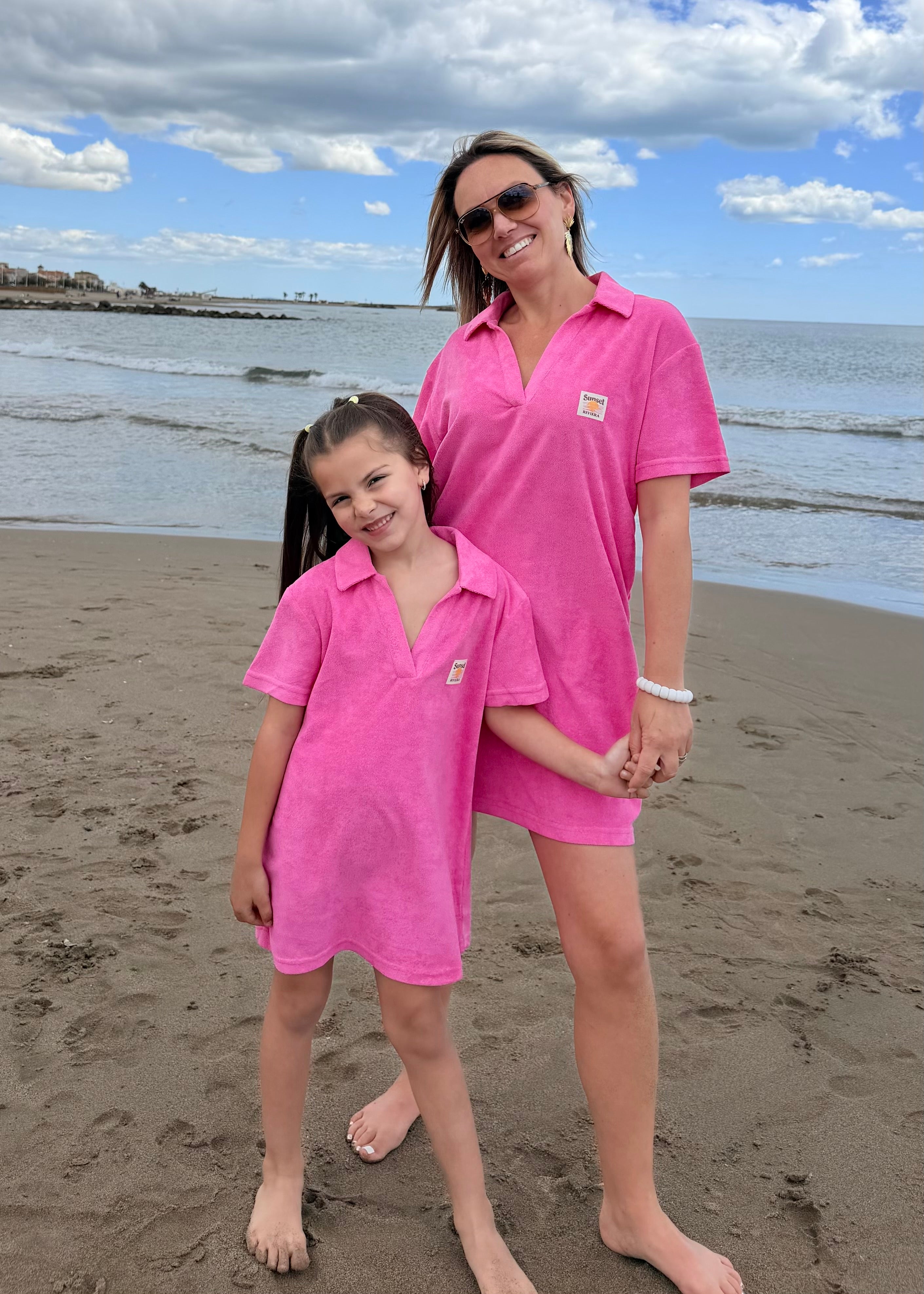 Robe Éponge Fuschia 🩷 Enfant