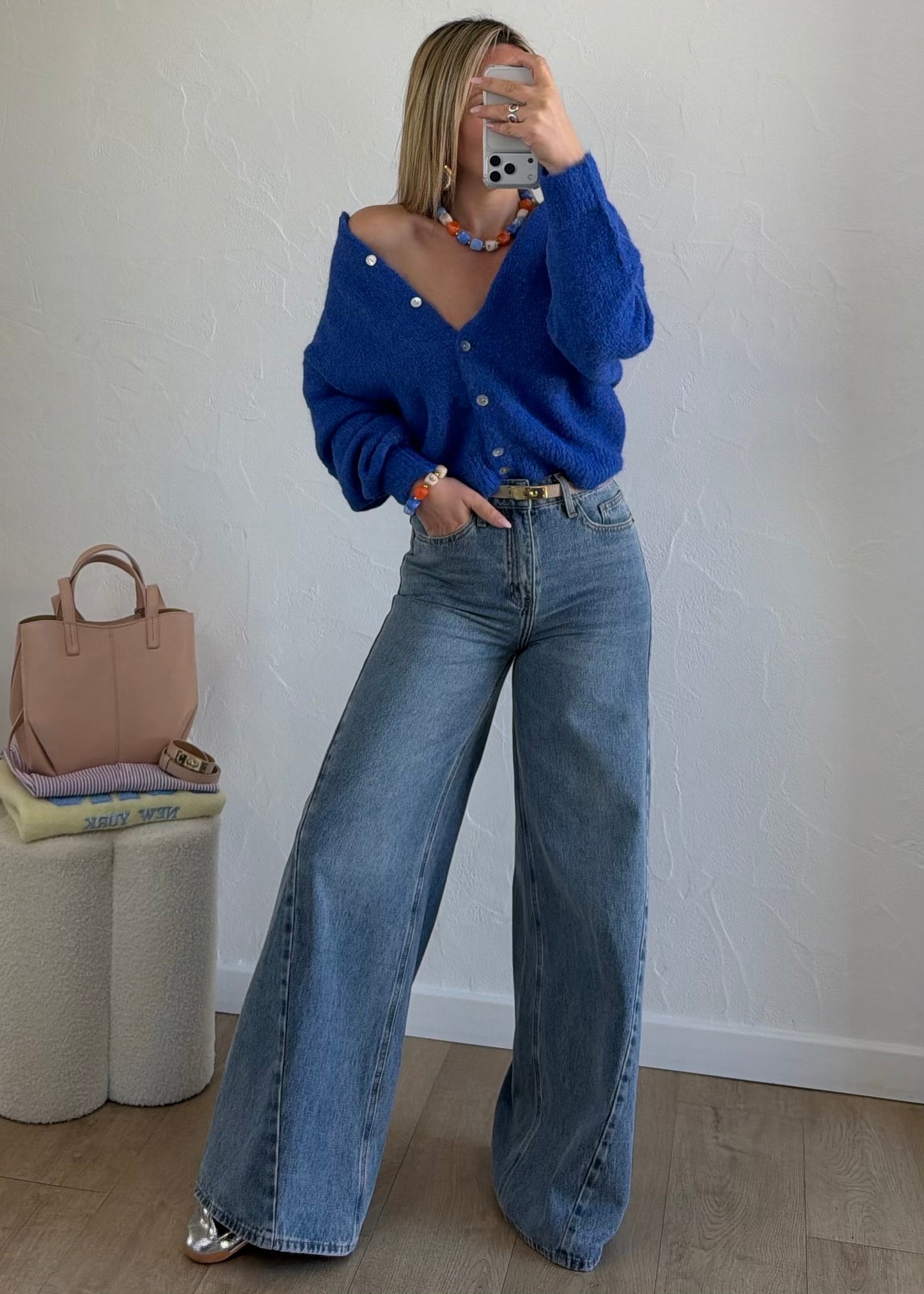 Gilet MARINA Bleu Électrique