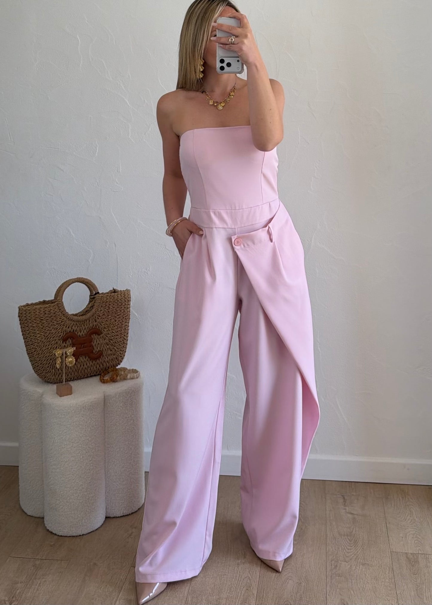 Combinaison bustier Lou Rose