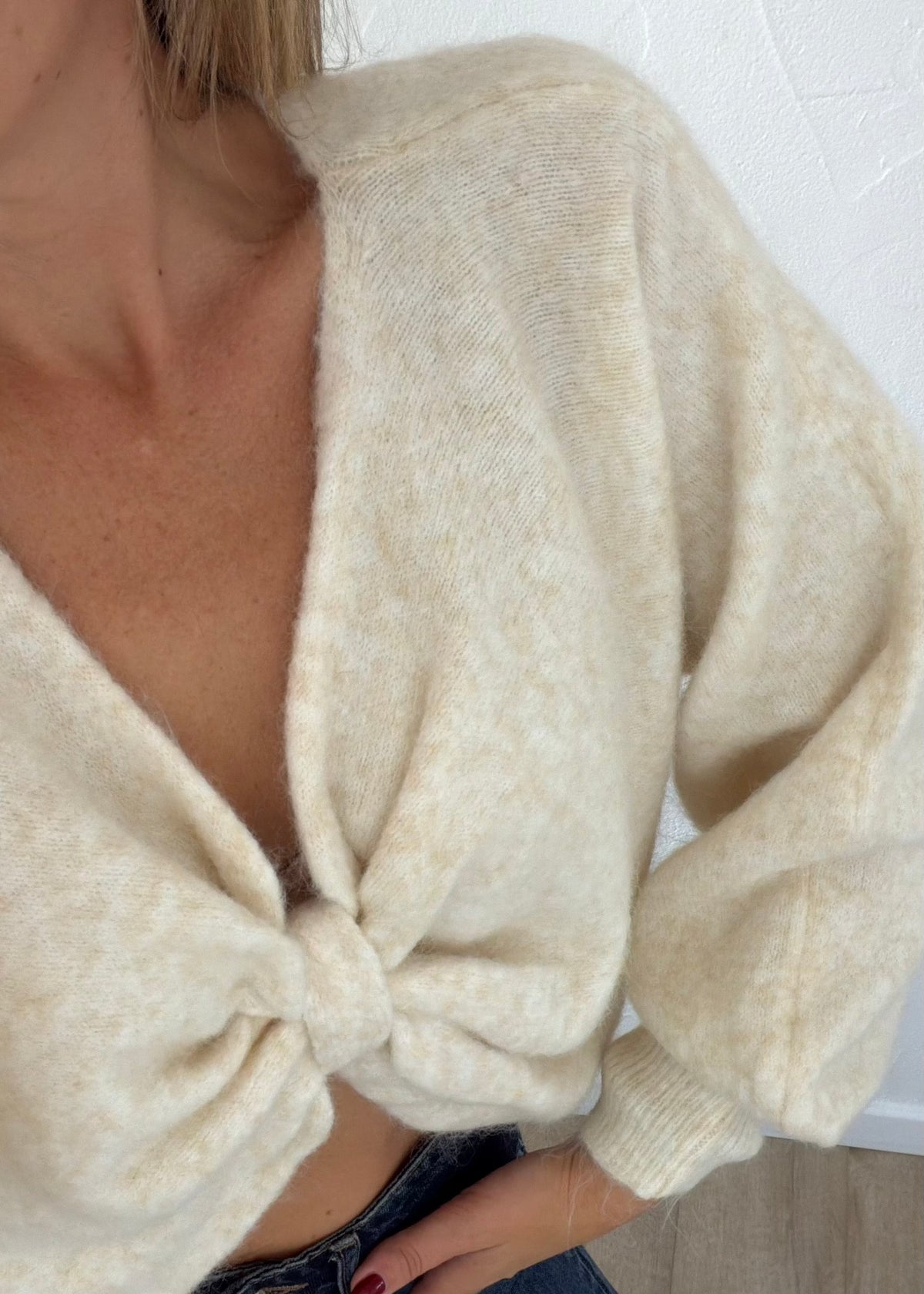 Pull Gael écru
