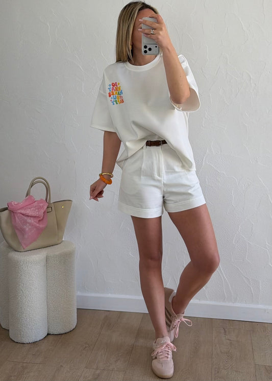 Short GARANCE Blanc