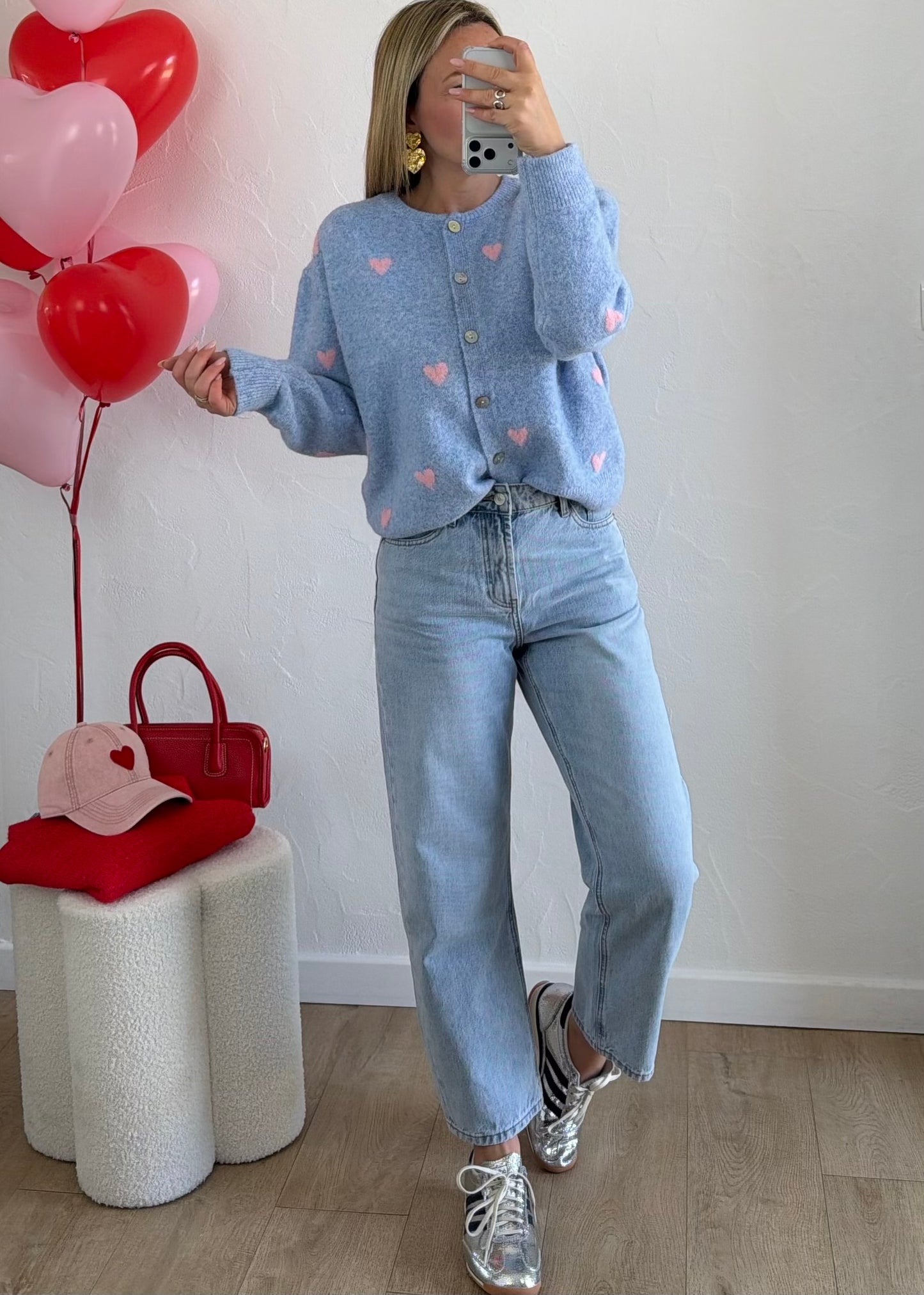 Gilet « COEUR » ♡ Bleu