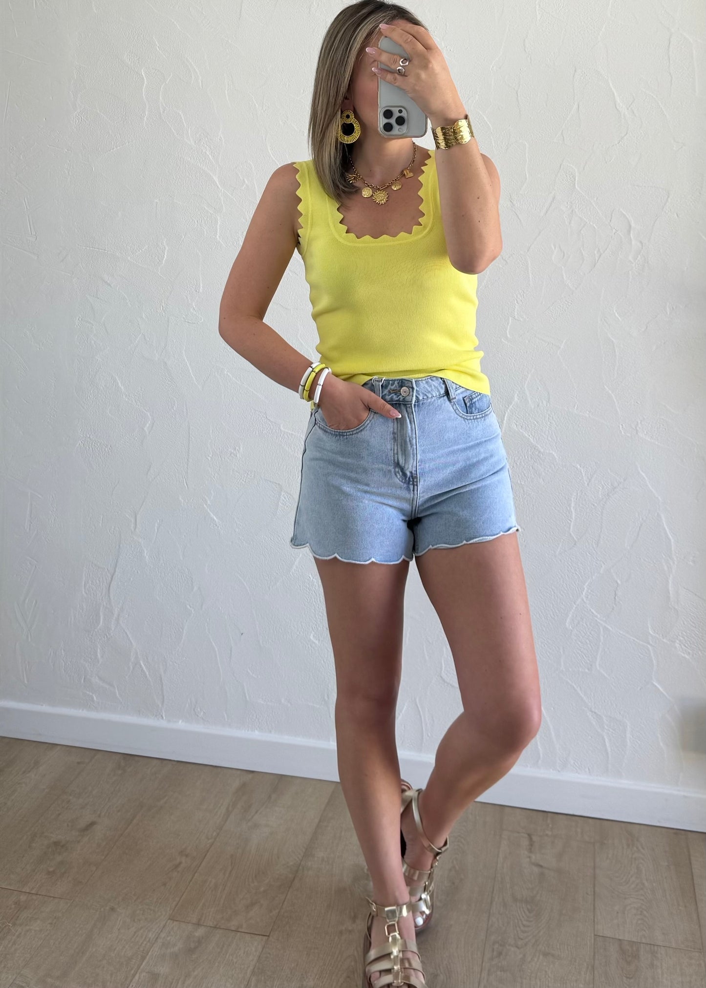 Débardeur Maureen Jaune