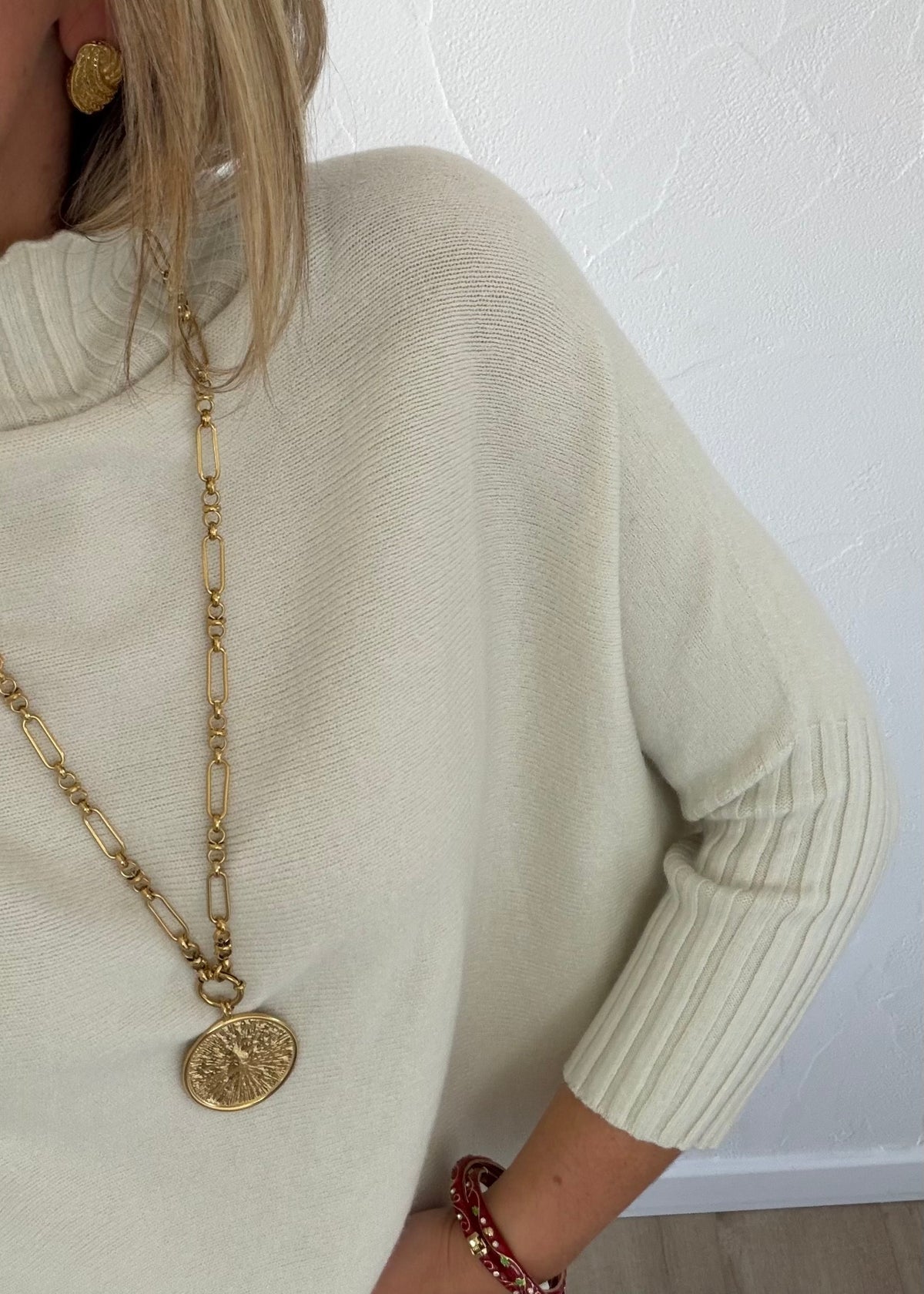 Pull Archie écru