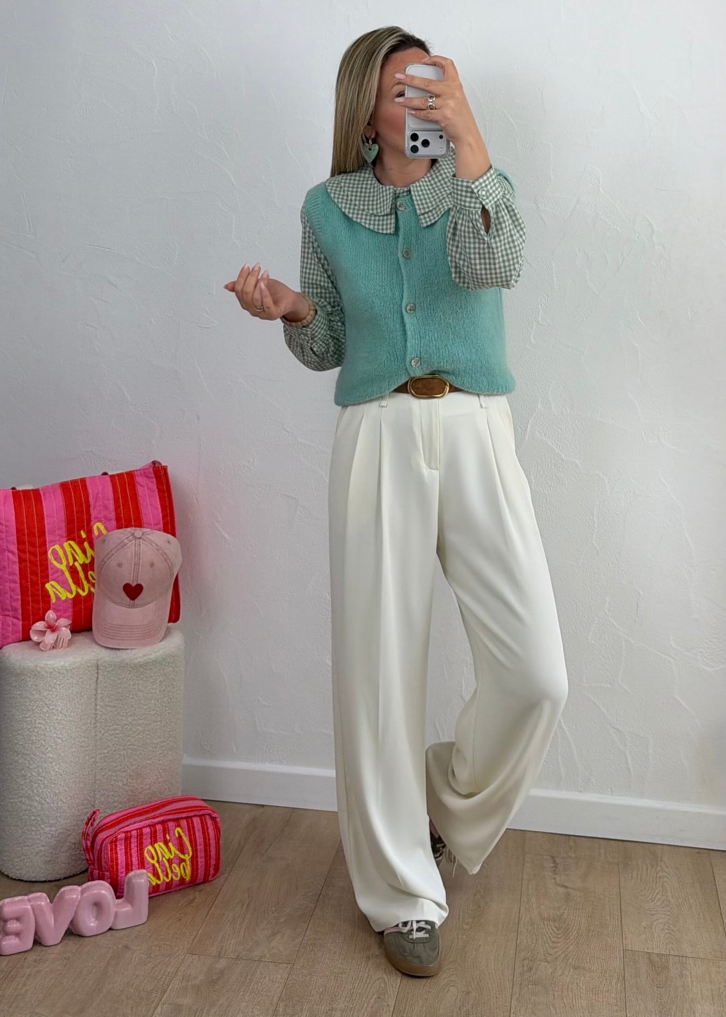 Gilet ADRIANNA Turquoise