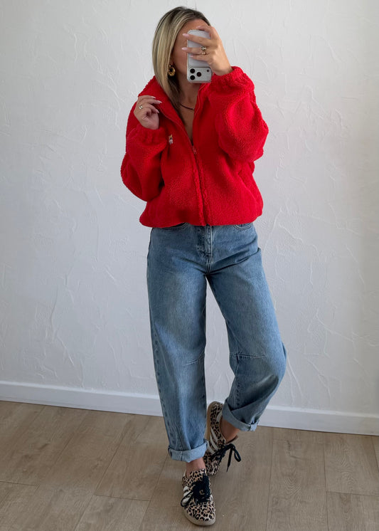Polaire Ariana rouge