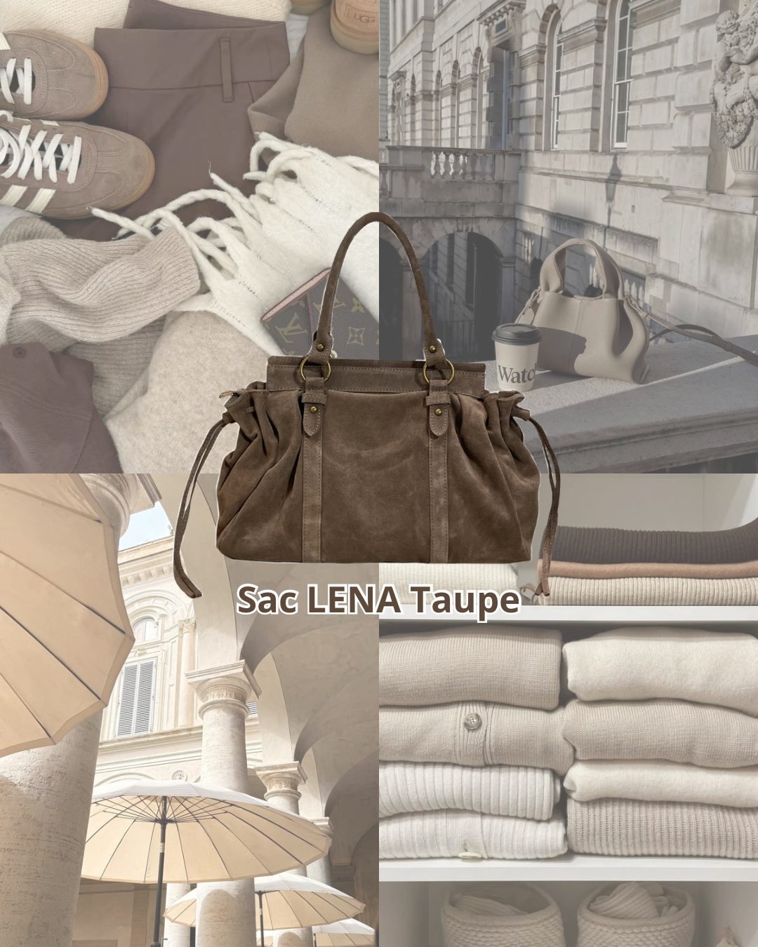 Sac LENA Taupe