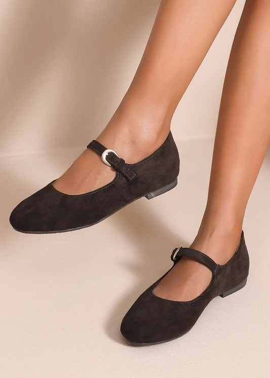 Ballerines LINA chocolat