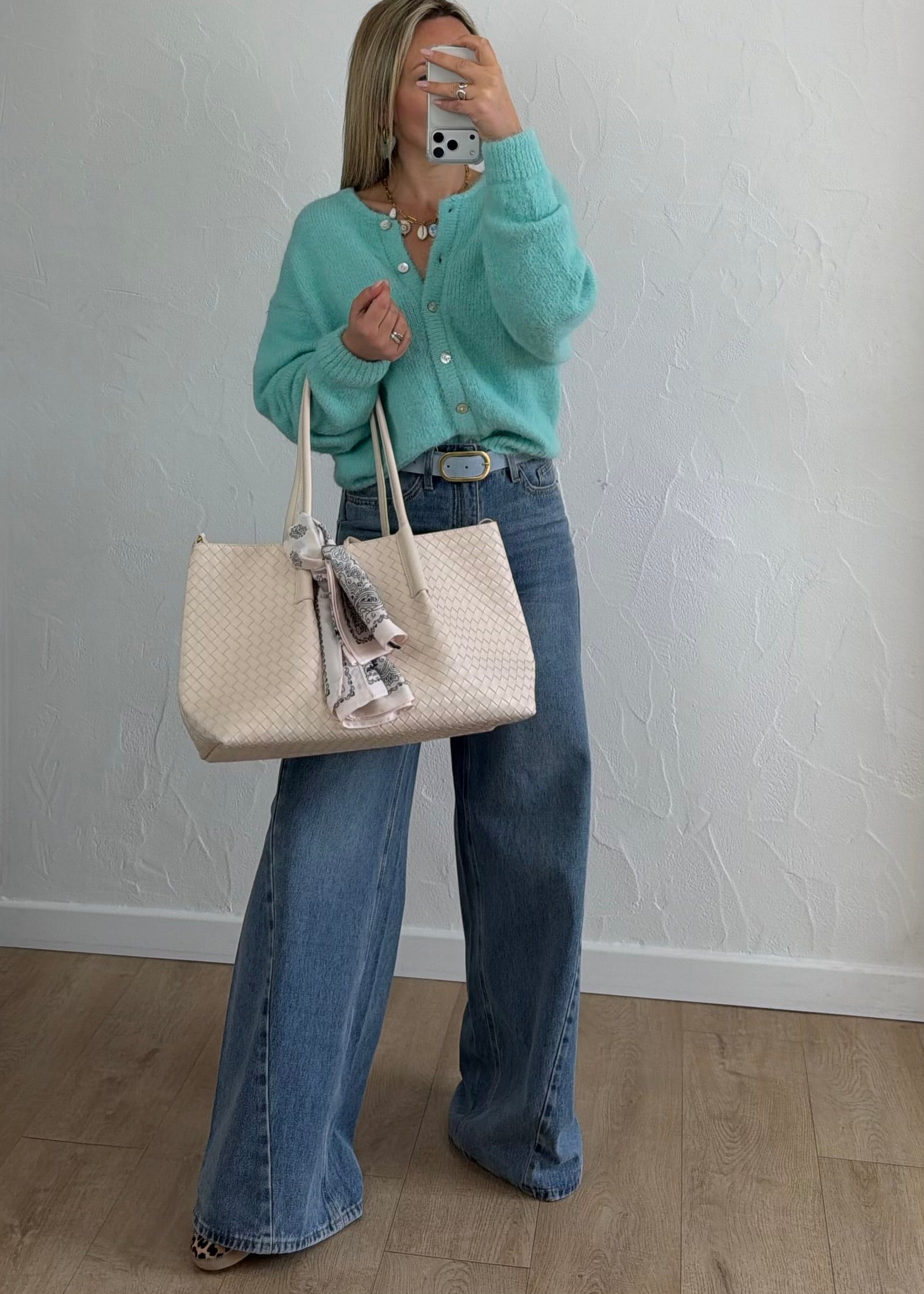 Gilet MARINA Turquoise